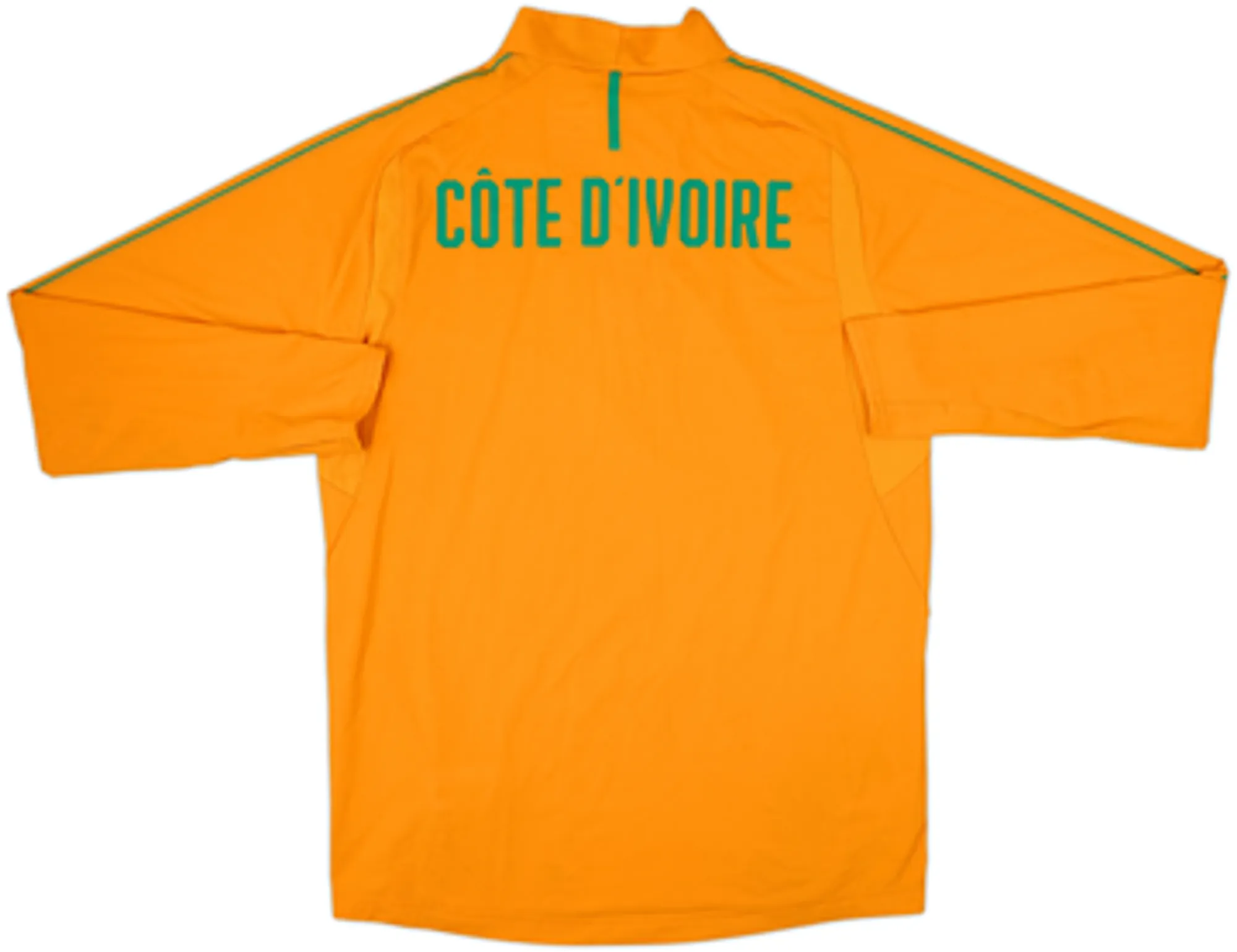 2019-20 Ivory Coast Puma 1/4 Zip Training Top - 8/10 - (XL/XXL)