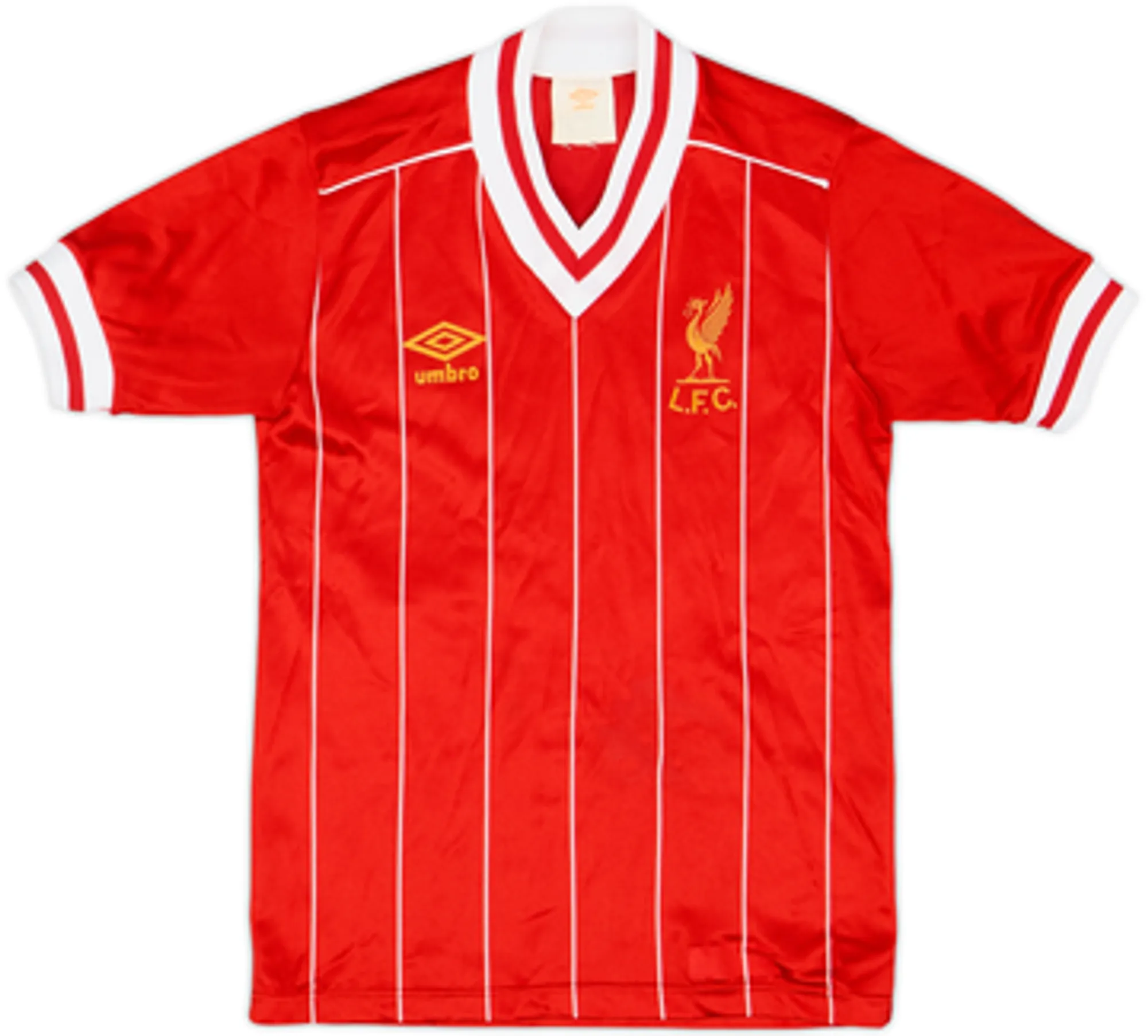 1982-85 Liverpool Home Shirt & Shorts - 7/10 - (L.Boys)