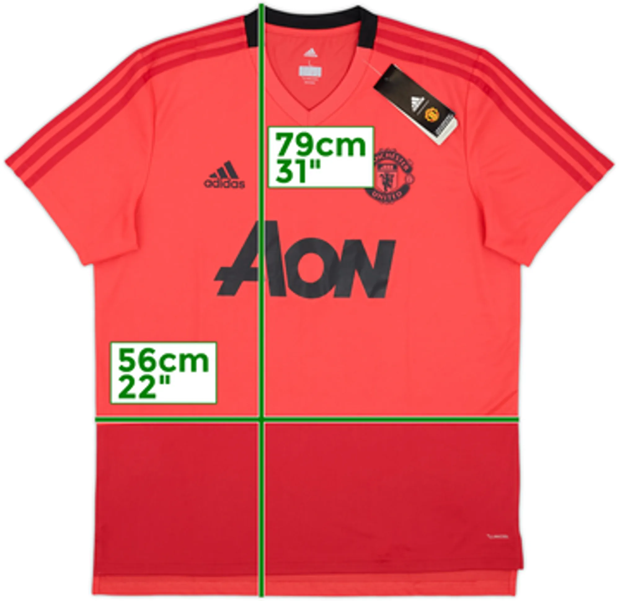 2018-19 Manchester United adidas Training Shirt (L)