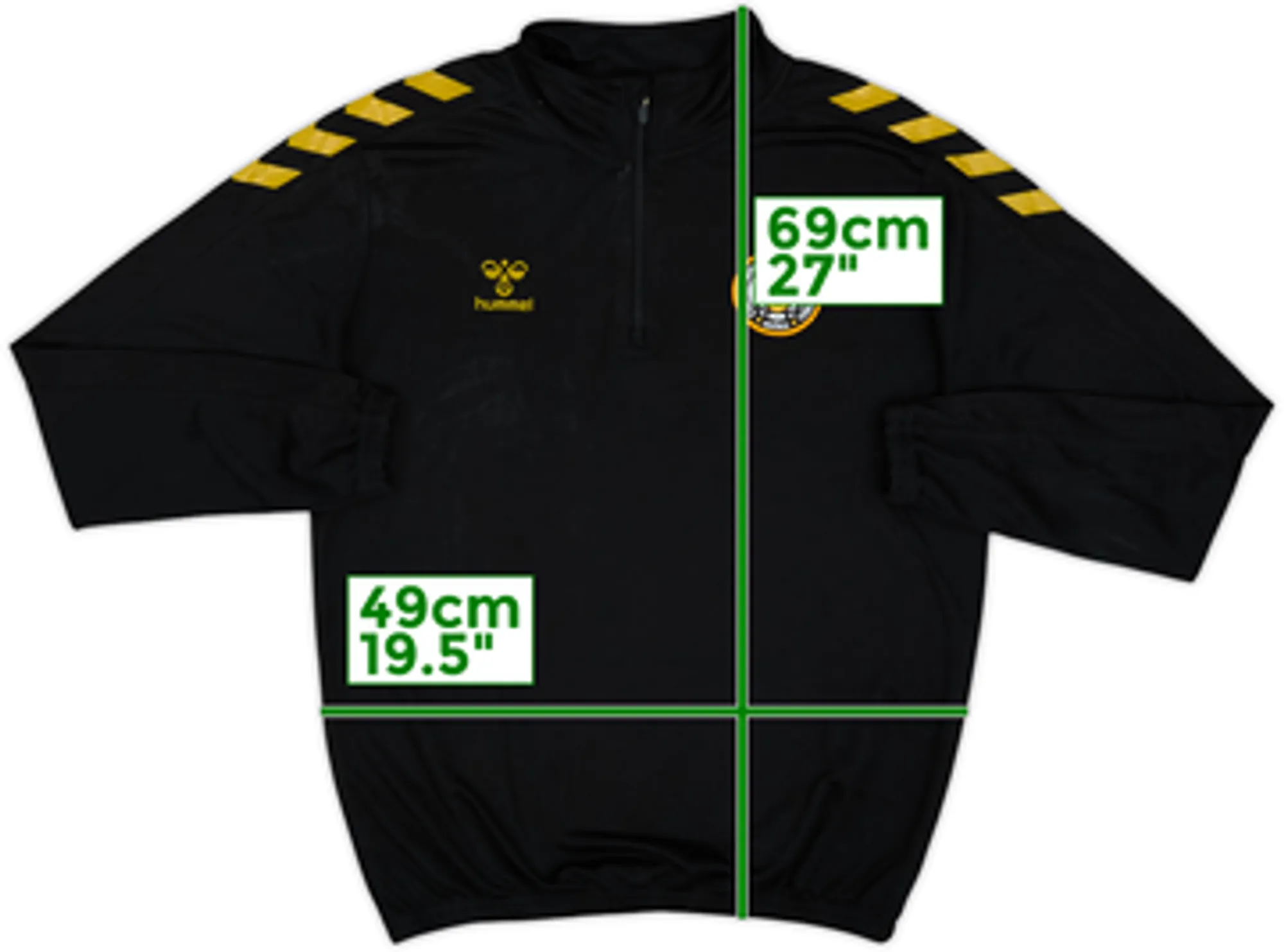 2020-21 Newport County Hummel 1/4 Zip Training Top - 6/10 - (S)