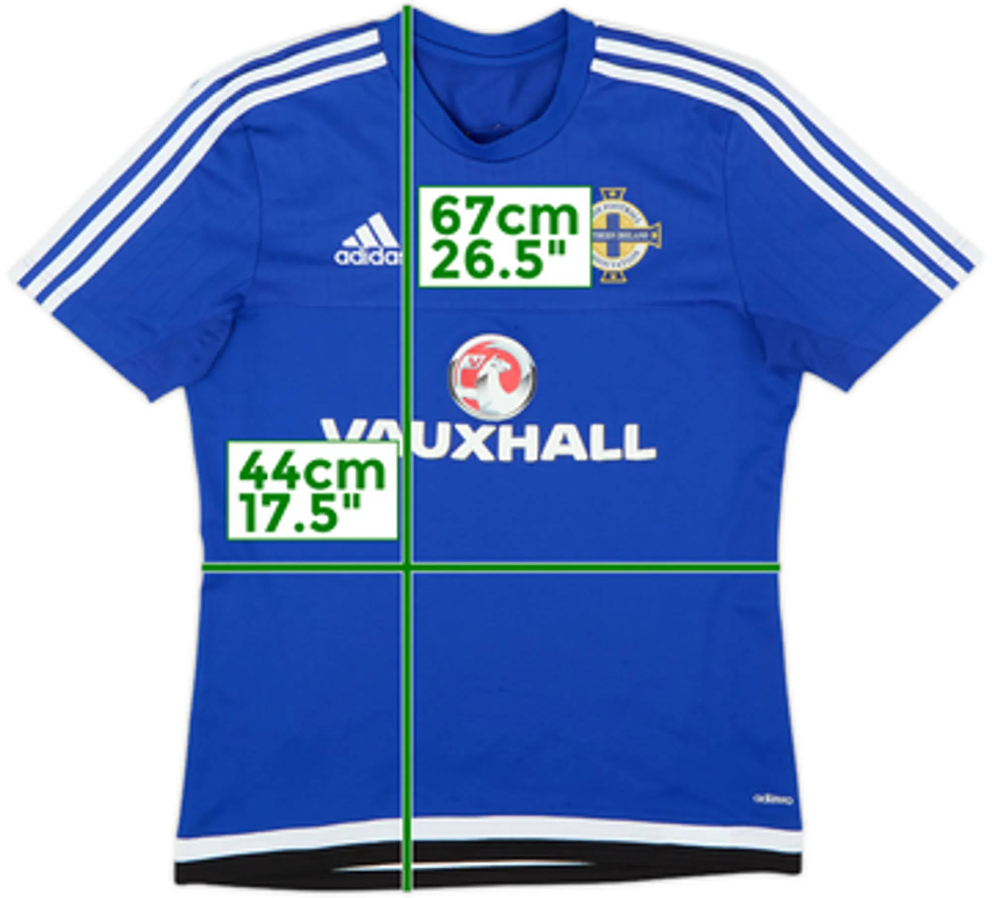 2016-17 Northern Ireland adidas Training Shirt - 5/10 - (S)