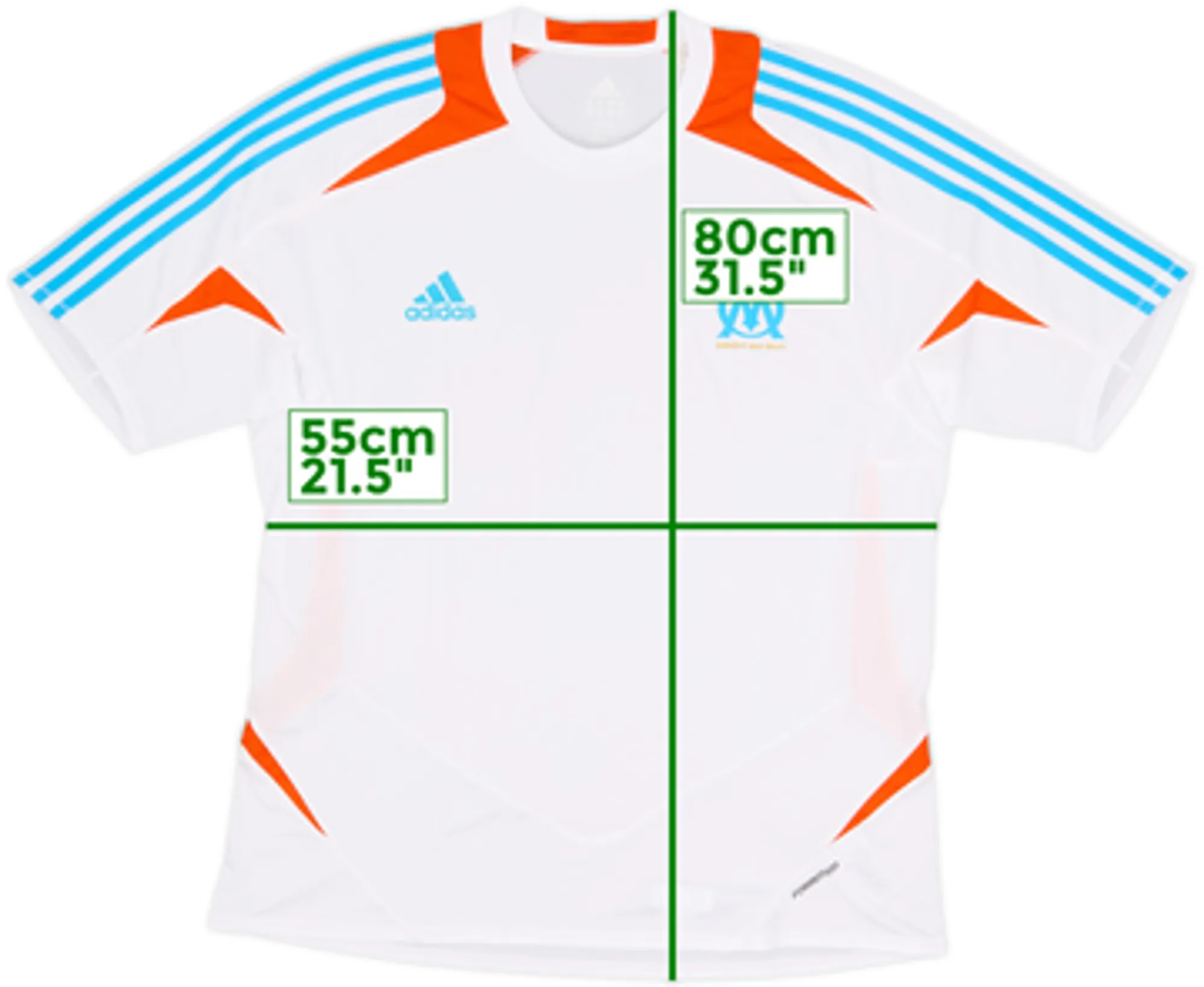 2012-13 Marseille adidas Formotion Training Shirt - 10/10 - (XL/XXL)