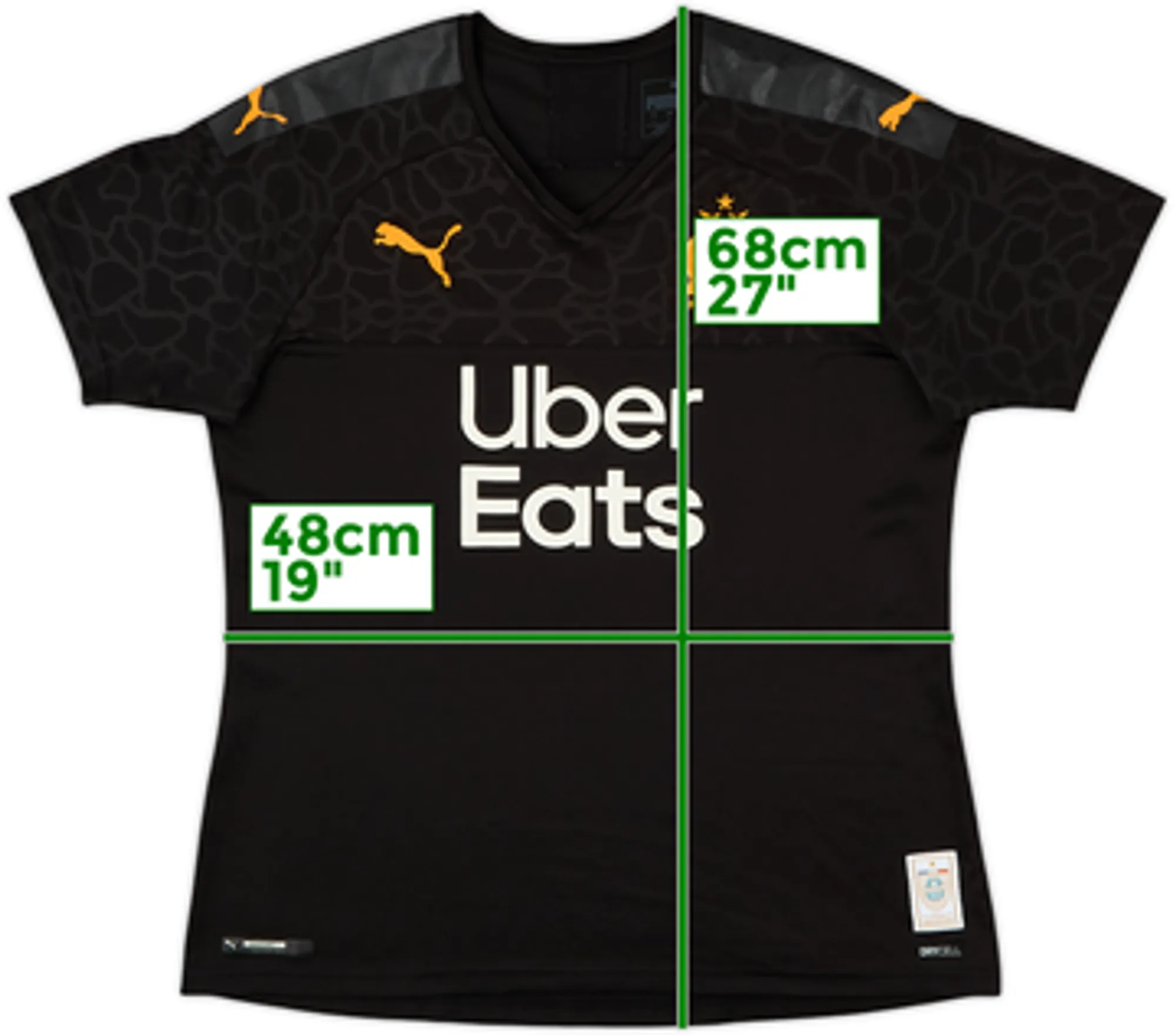 2019-20 Olympique Marseille Third Shirt - 8/10 - (Women's L)