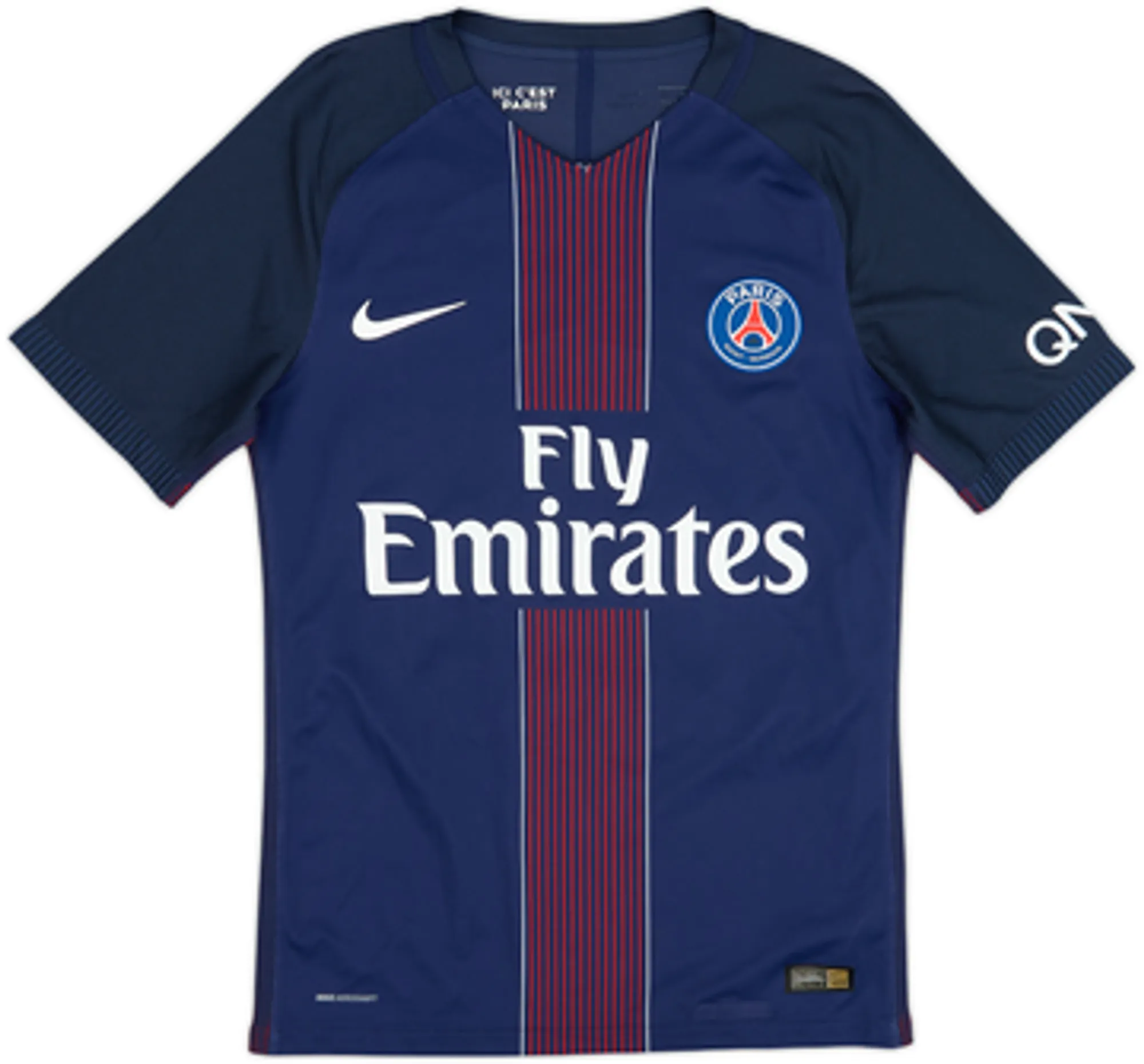 2016-17 Paris Saint-Germain Authentic Home Shirt Cavani #9 - 7/10 - (S)