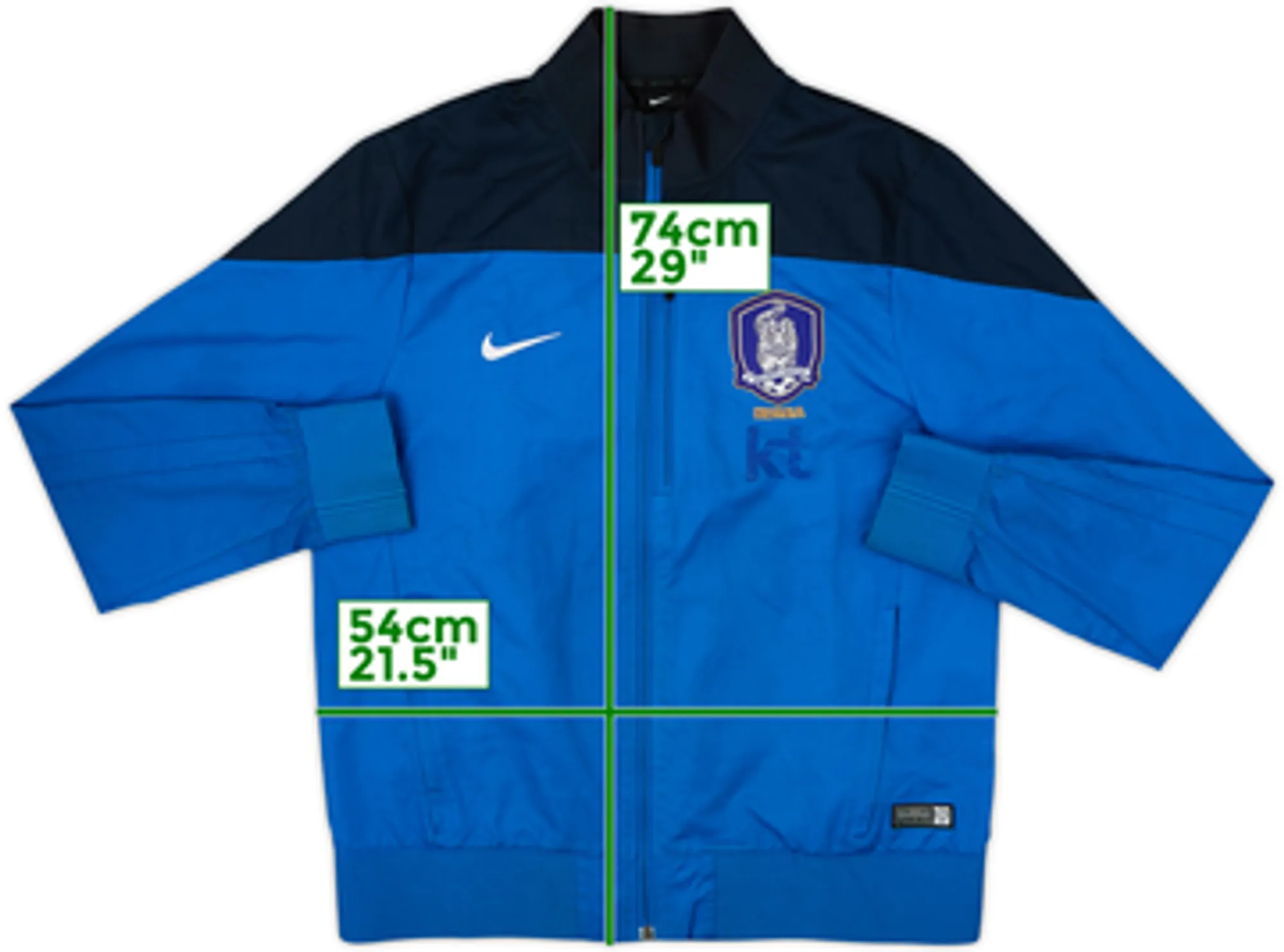 2014-15 South Korea Player Issue Nike Track Jacket - 5/10 - (L)
