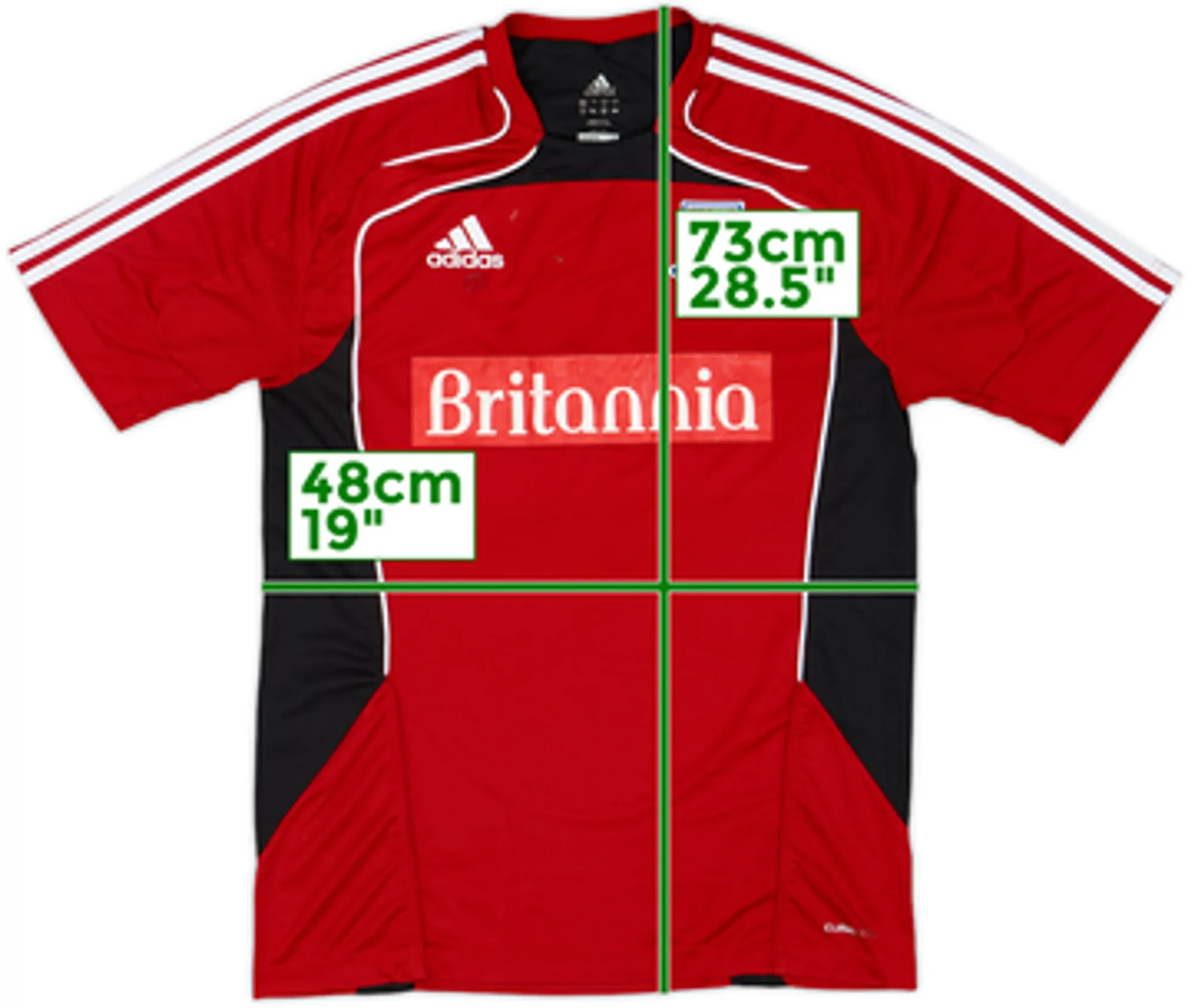 2010-11 Stoke City adidas Training Shirt - 5/10 - (M)