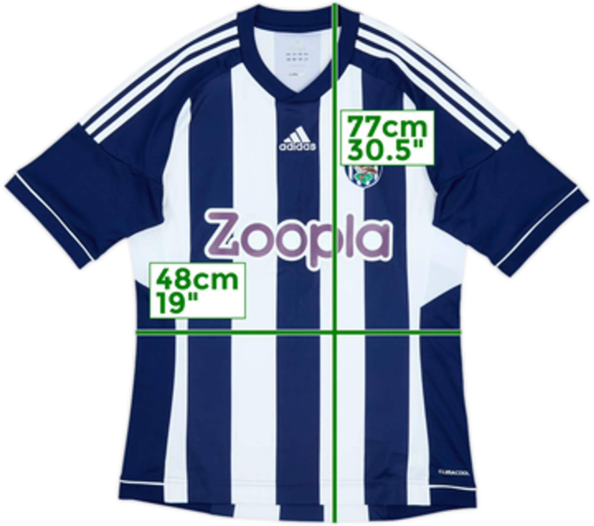2012-13 West Brom Home Shirt Brunt #11 - 8/10 - (M)