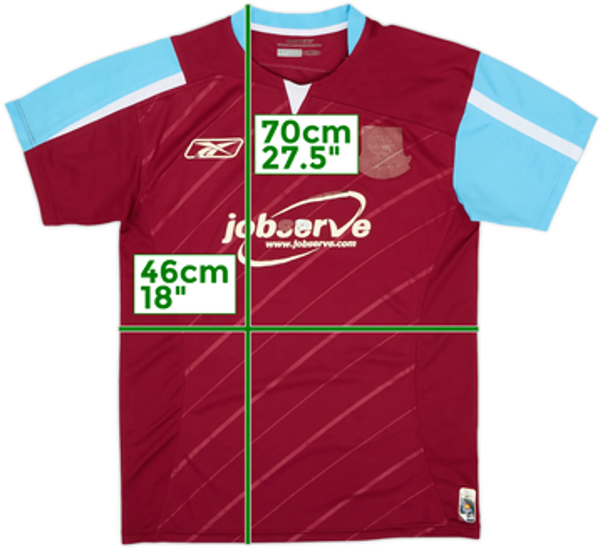 2005-07 West Ham Home Shirt - 3/10 - (XS)