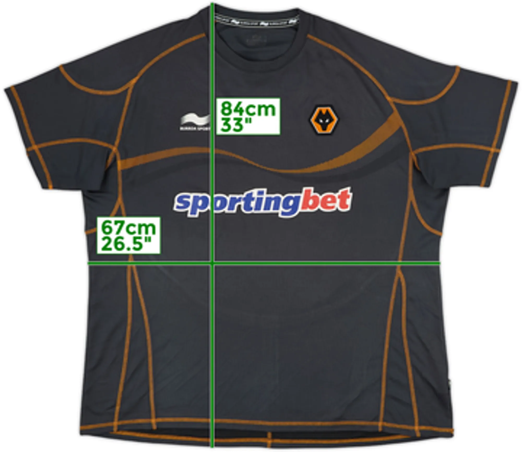 2010-11 Wolves Burrda Sport Training Shirt - 8/10 - (Women's XL)