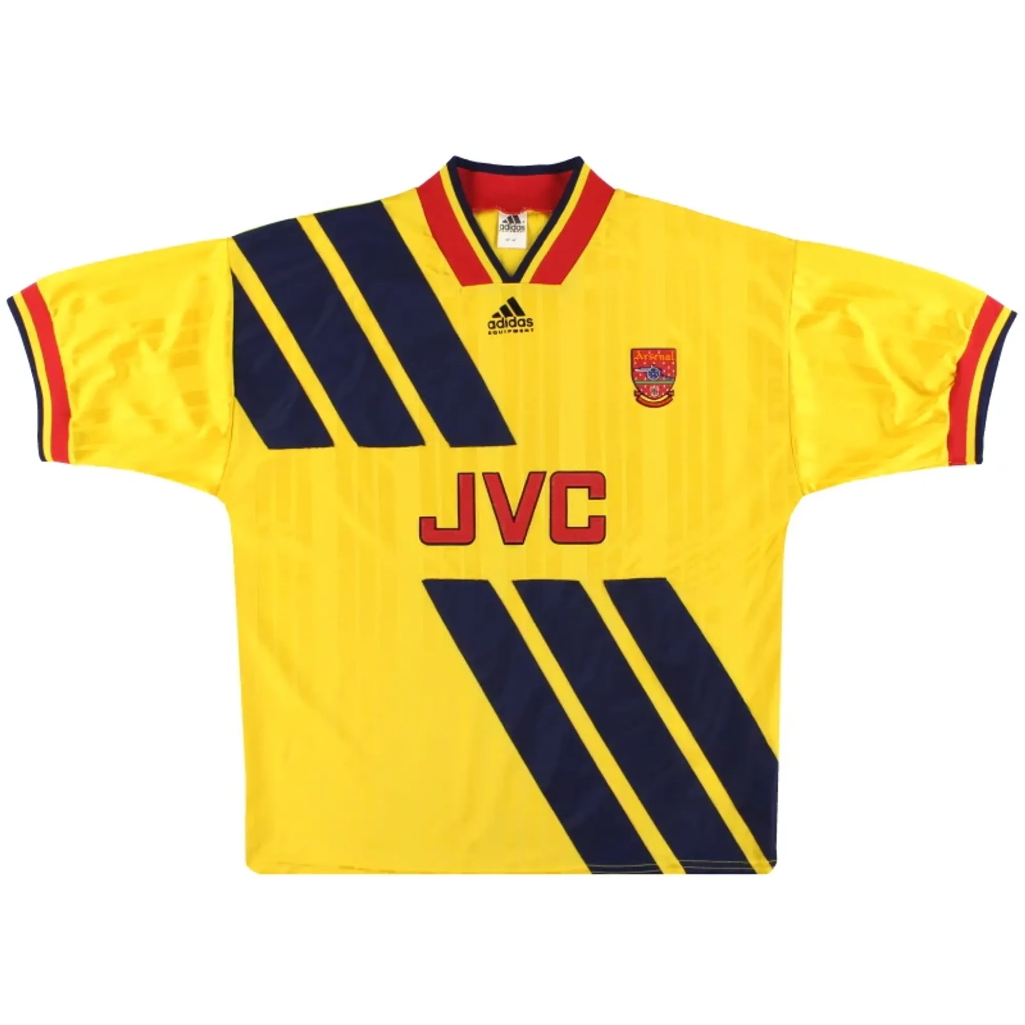 1993-94 Arsenal adidas Away Shirt M - Arsenal / Excellent 