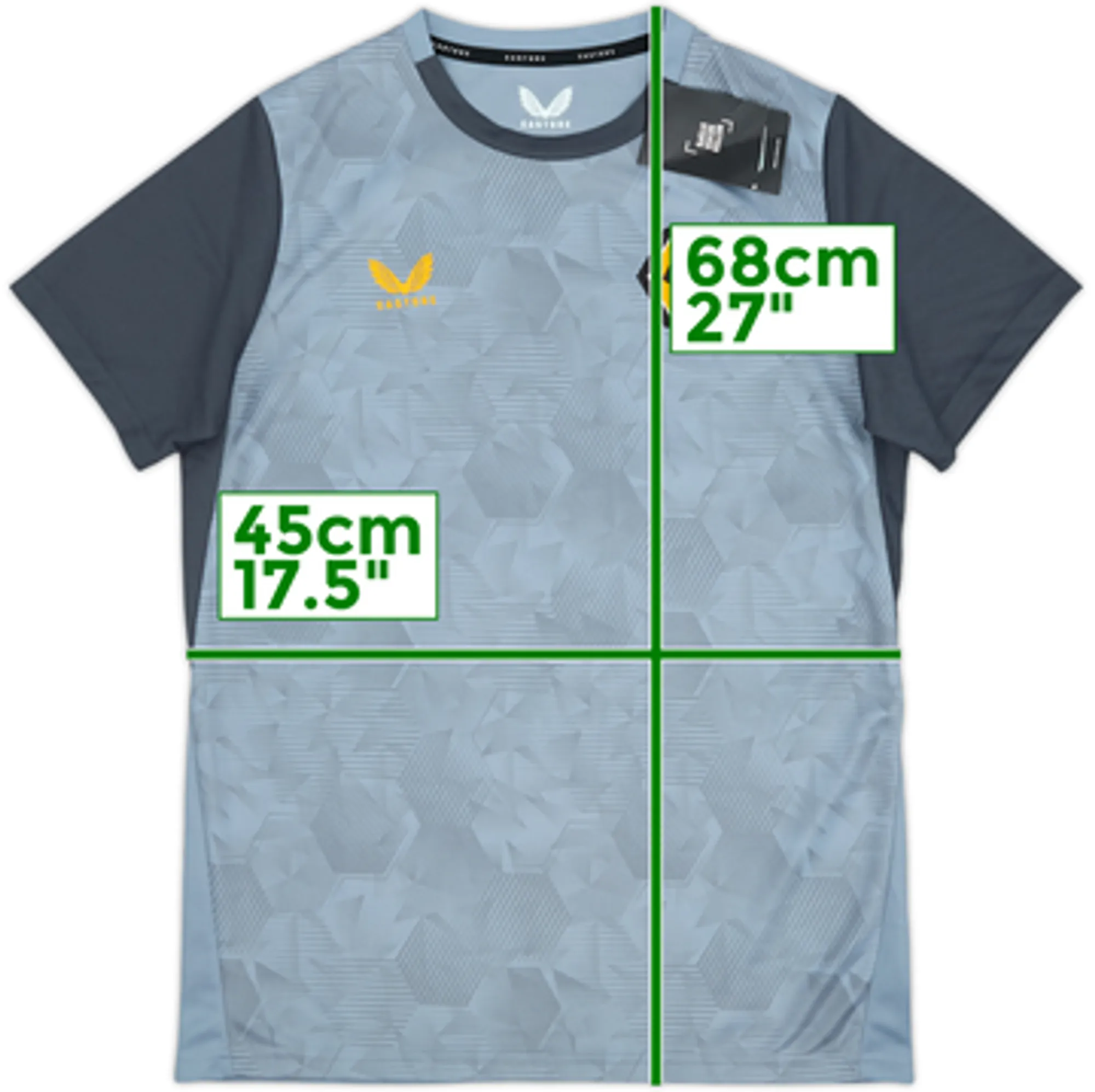 2021-22 Wolves Castore Training Shirt (XL.Boys)