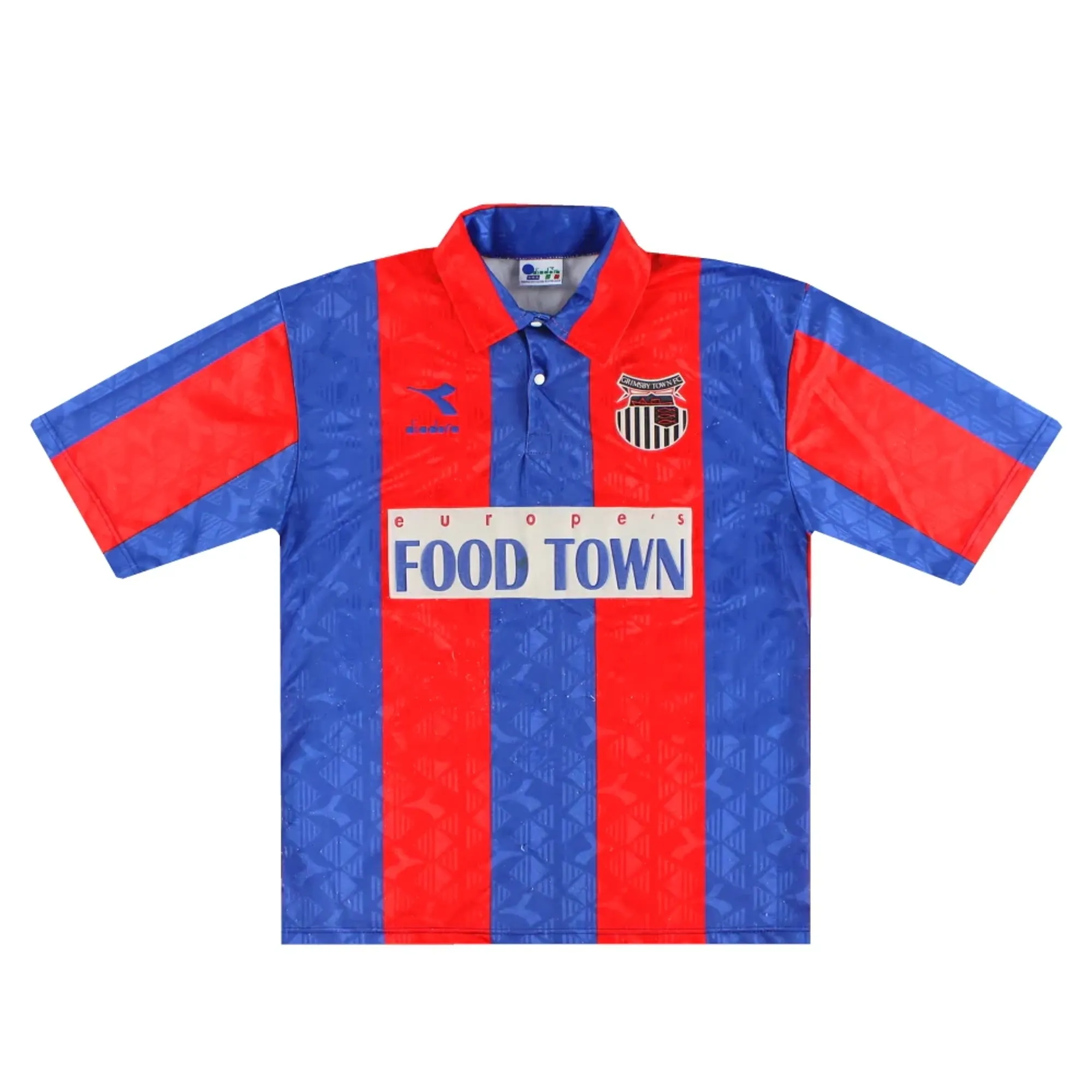 1995-96 Grimsby Town Diadora Away Shirt S - Grimsby Town / Good 