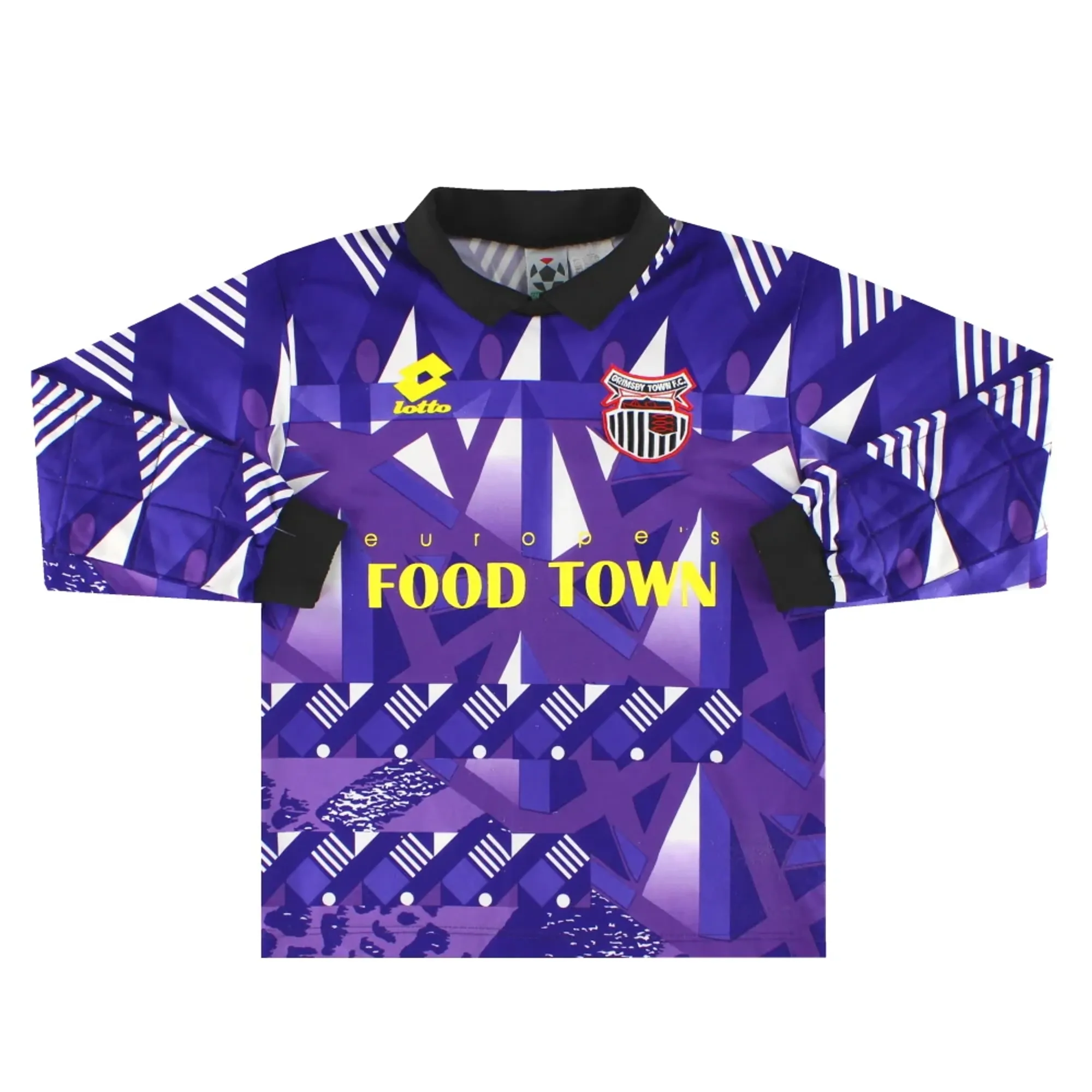 1996-98 Grimsby Town Lotto Goalkeeper Shirt XL.Boys - Grimsby Town / Excellent