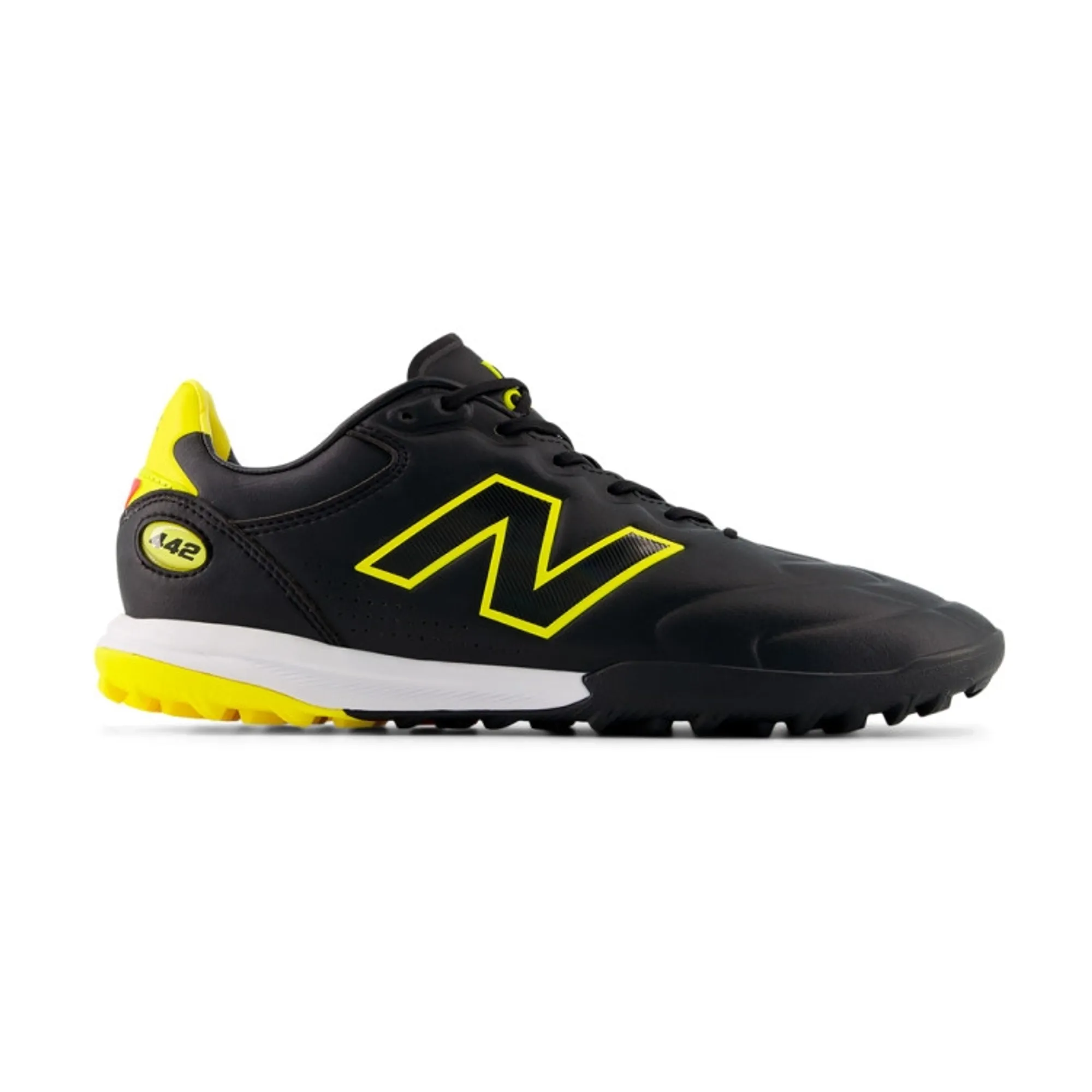 New Balance 442 V3 Elite TF Black Punch Yellow Fire Cracker