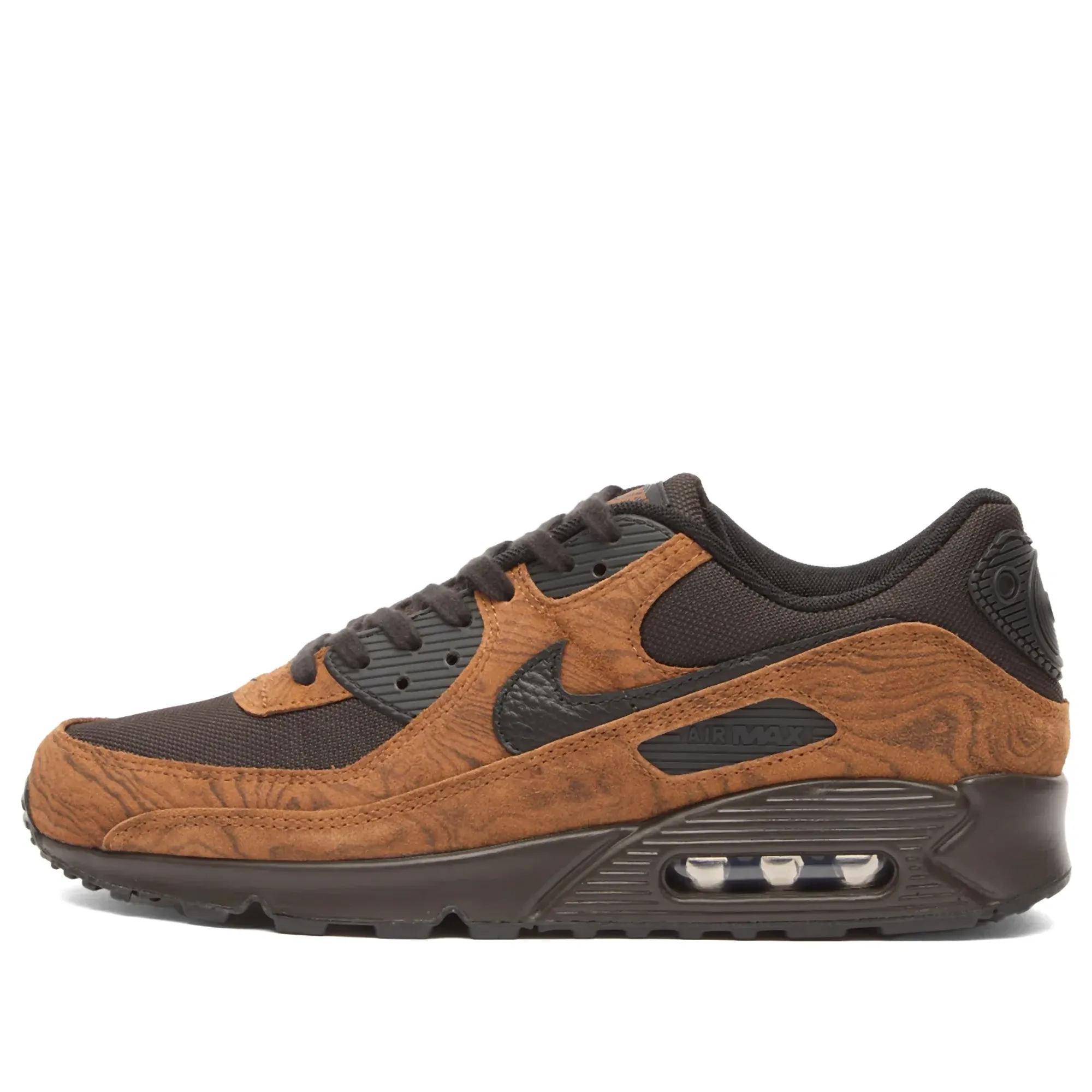 Nike Men's Air Max 90 Prm Nbhd Sneaker Lt British Tan/Black
