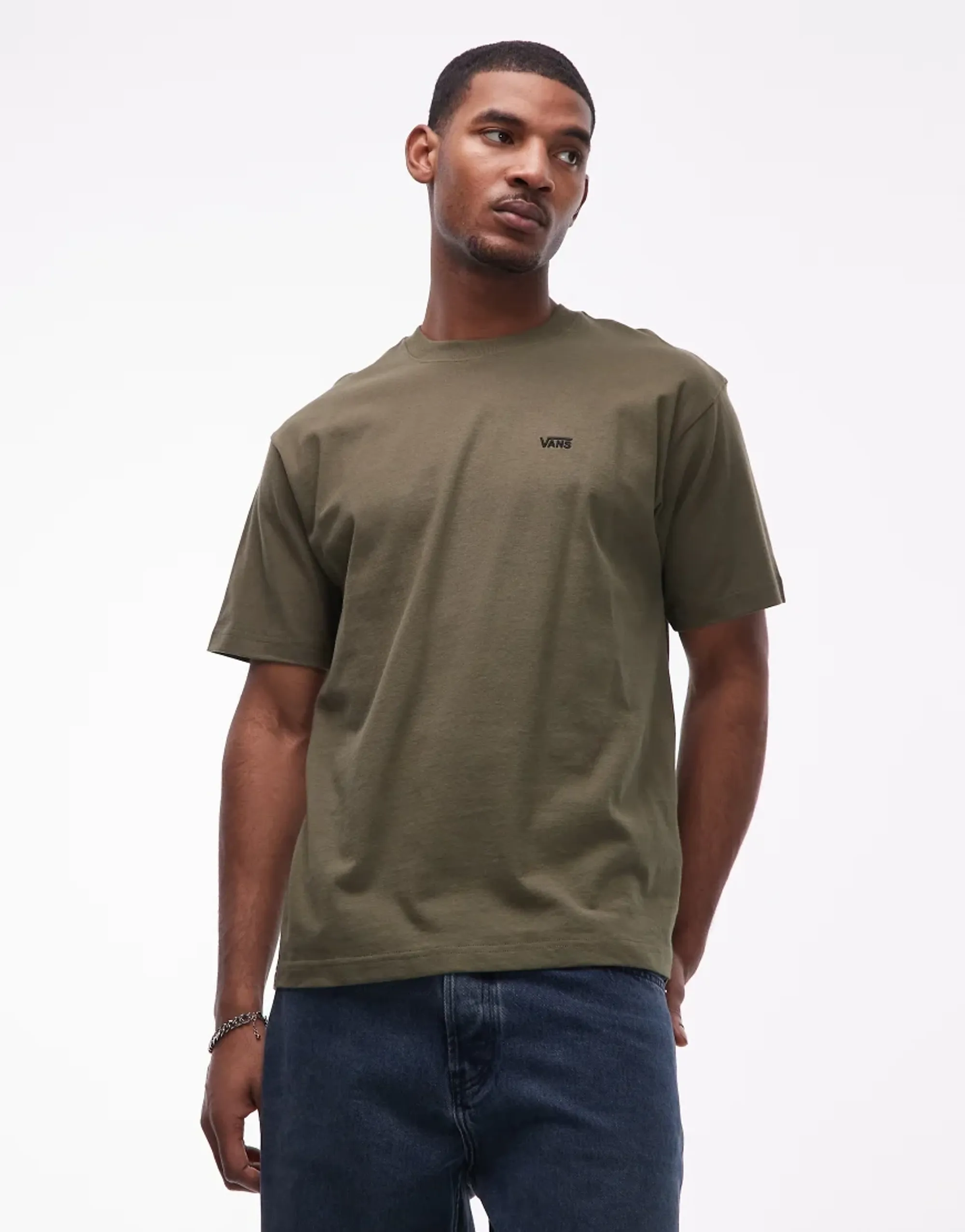 Vans - Left Chest Ii Loose T-Shirt, Man, Green