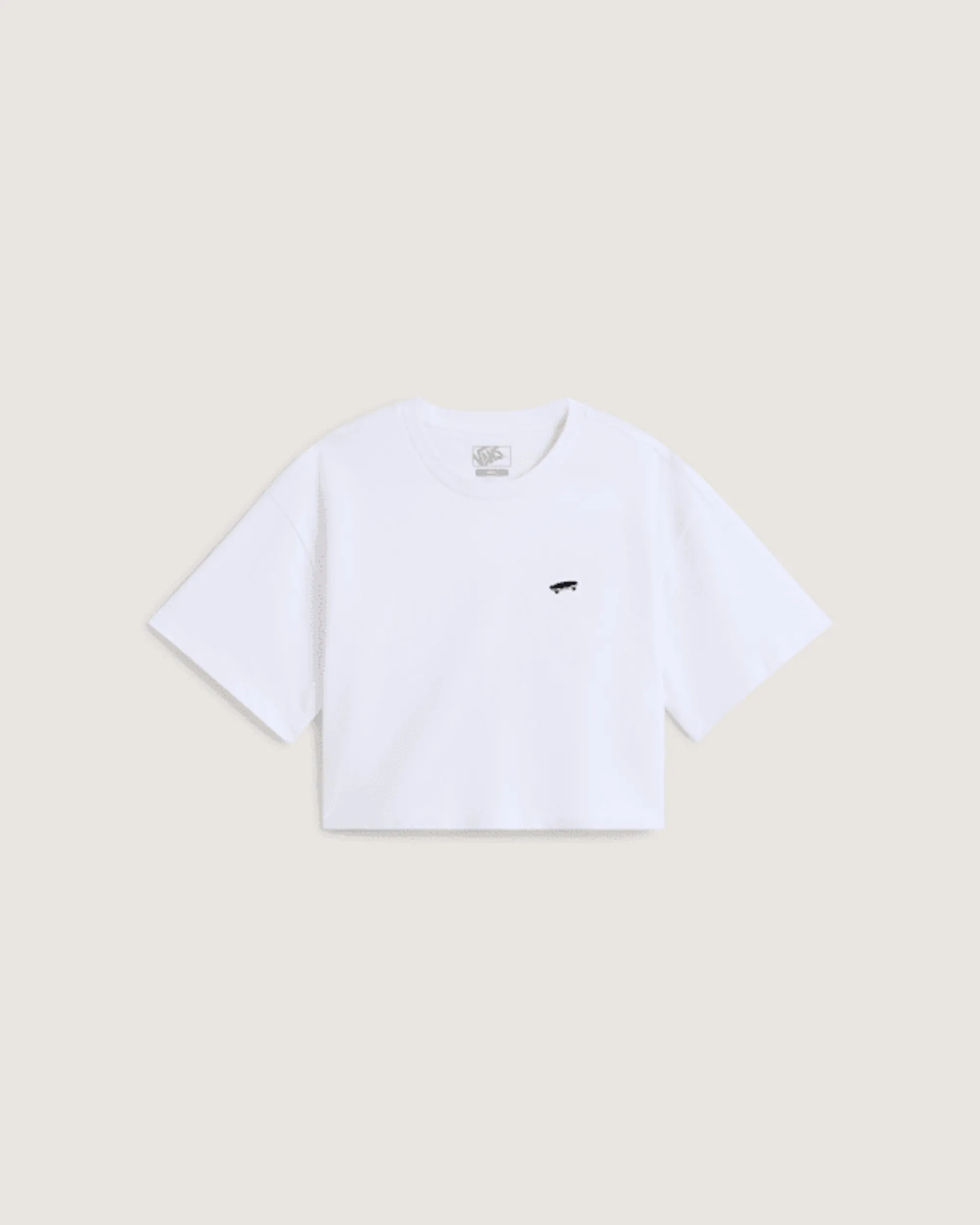 Vans - W Salton Relax Crop T-Shirt, Woman, White