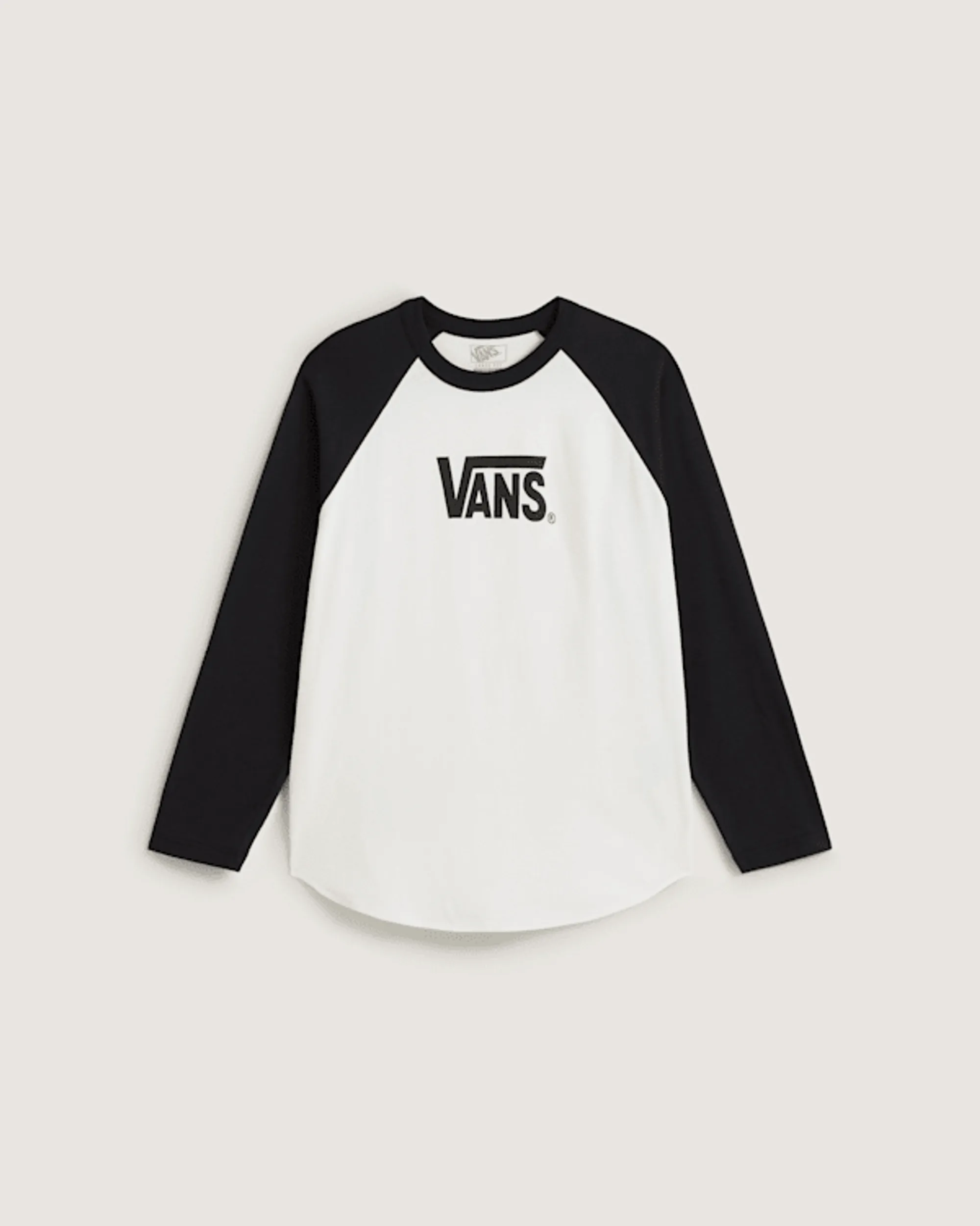 Vans - Core Raglan Long Sleeve T-Shirt, Man, Black