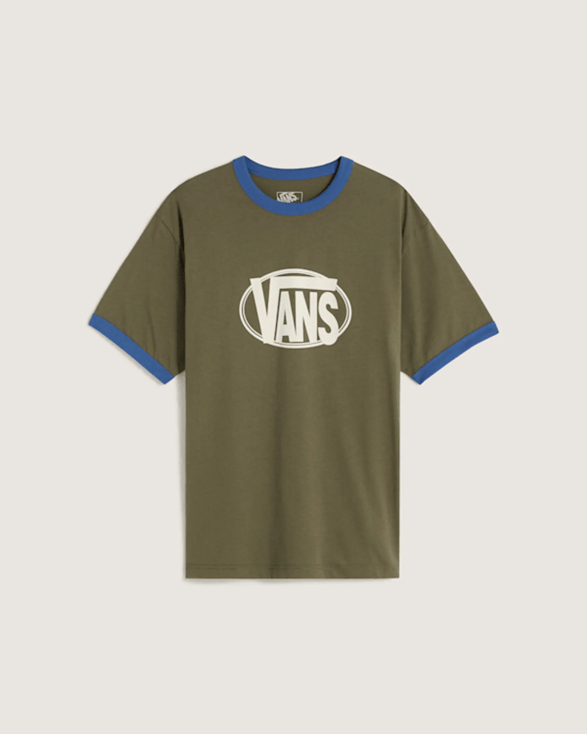 Vans - Center Chest Ringer T-Shirt, Man, Green