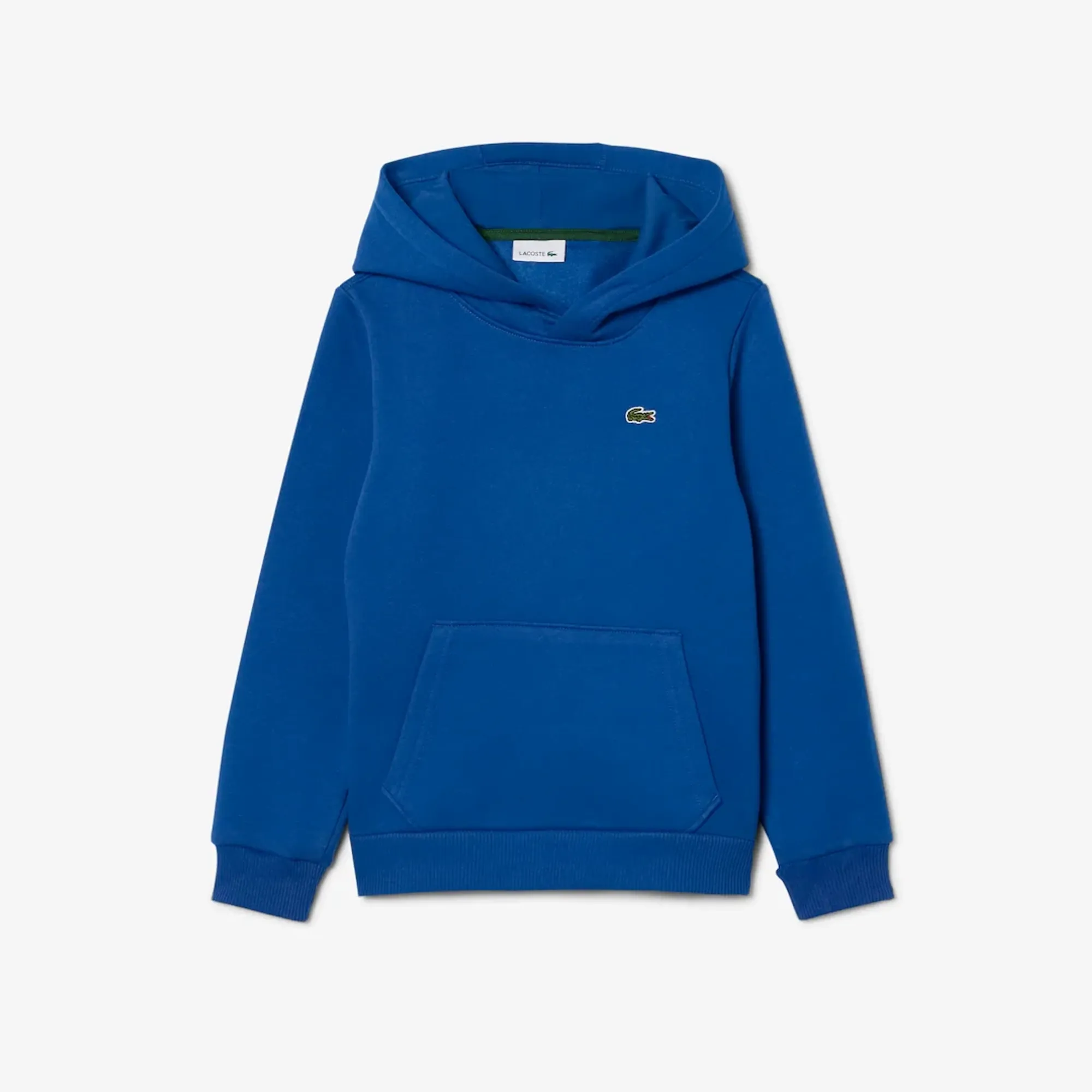 Lacoste Unisex Kangaroo Pocket Fleece Hoodie - Sapphire Blue
