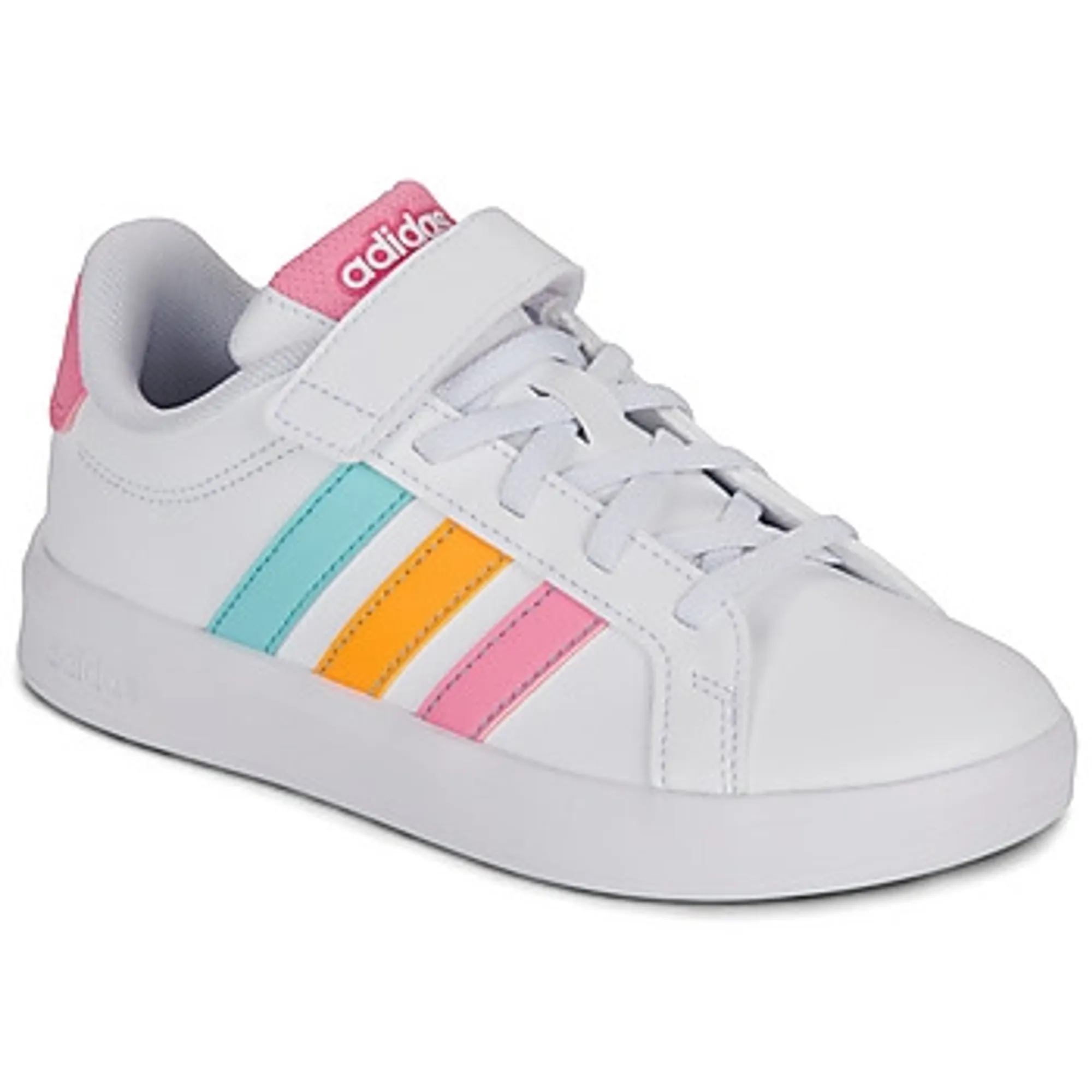 adidas  GRAND COURT 3.0 EL C  girls's Children's Shoes (Trainers) in White