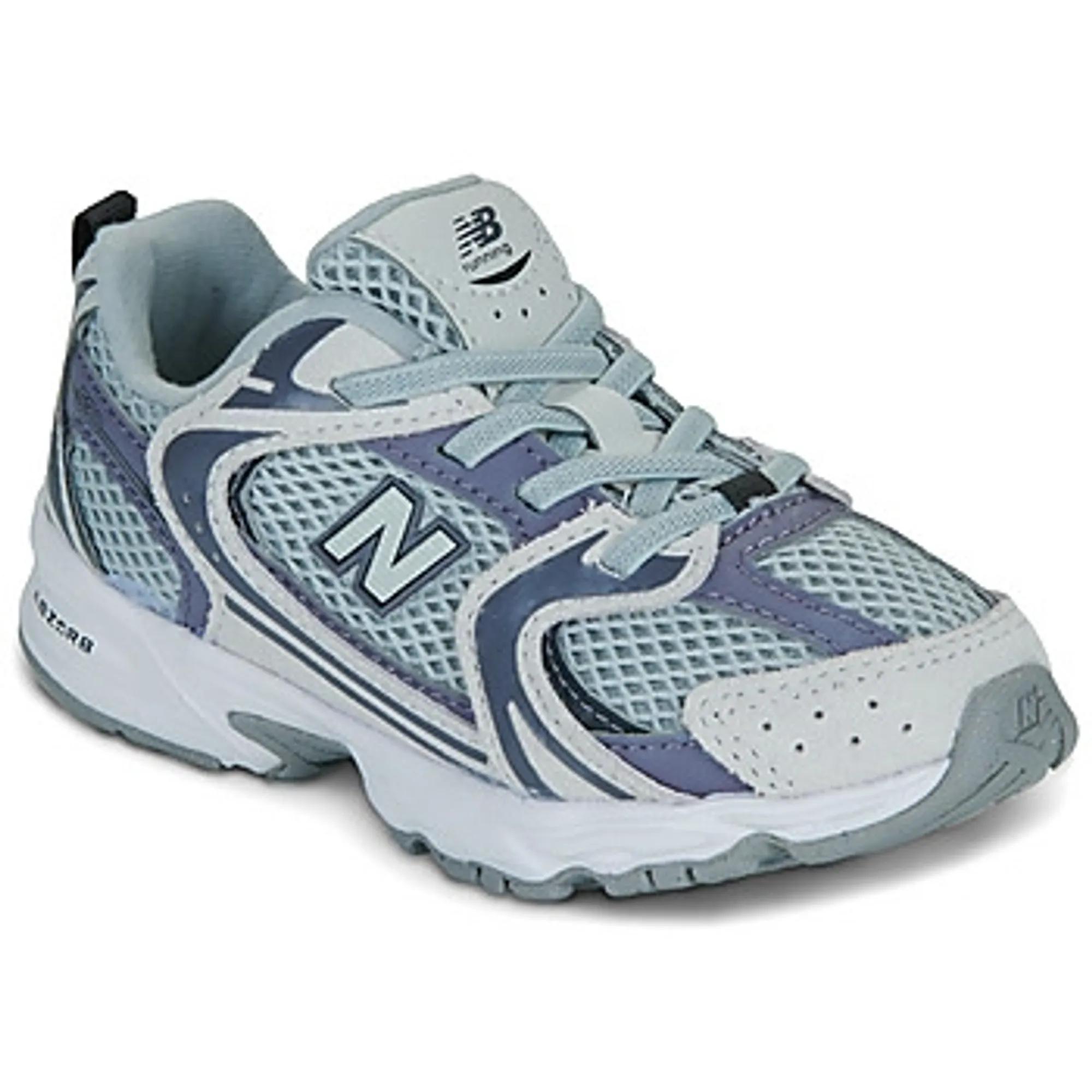 New Balance Infants 530 Bungee Lace in Grey Leather