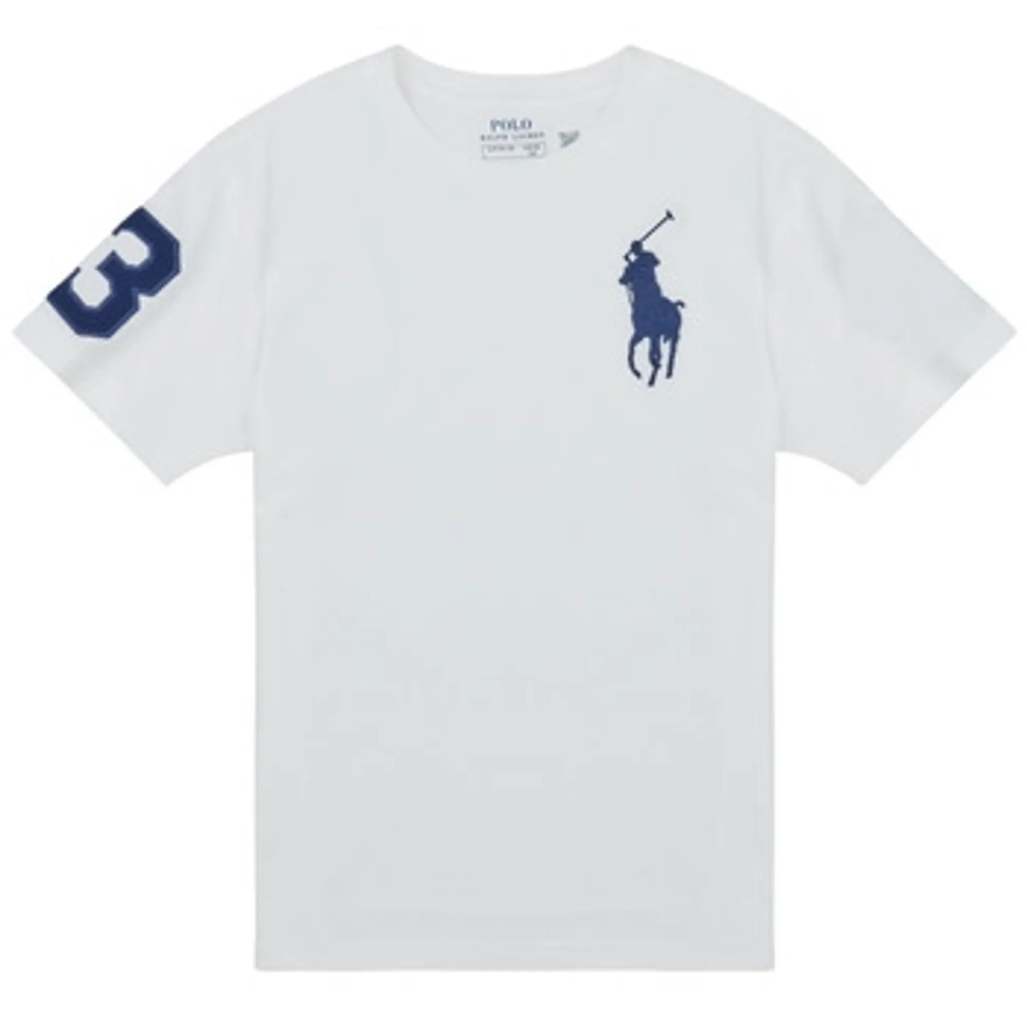 Polo Ralph Lauren  SS CN-TOPS-T-SHIRT  girls's Children's T shirt in White