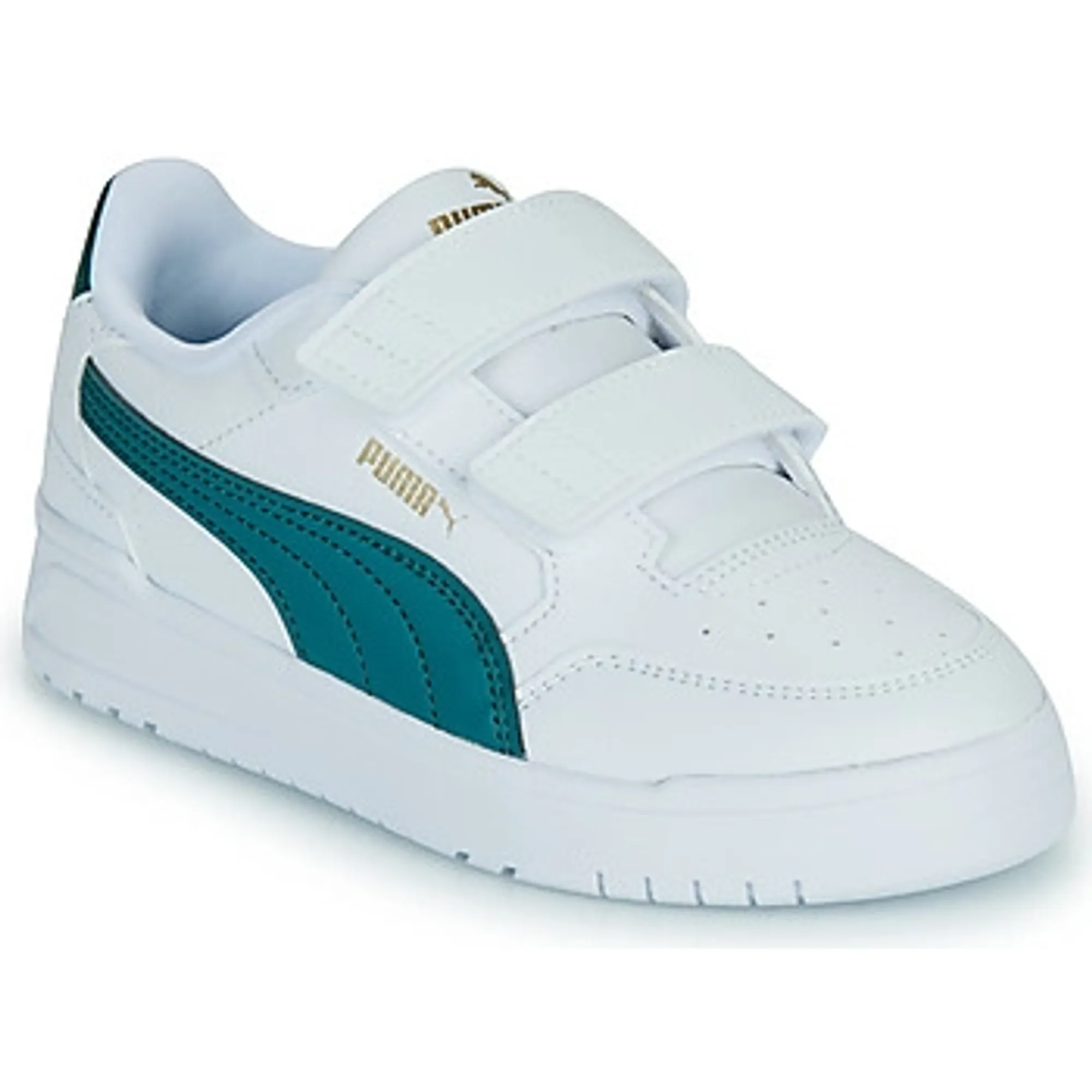 Puma  Shuffle Downtown Lo V PS  boys's Children's Shoes (Trainers) in White