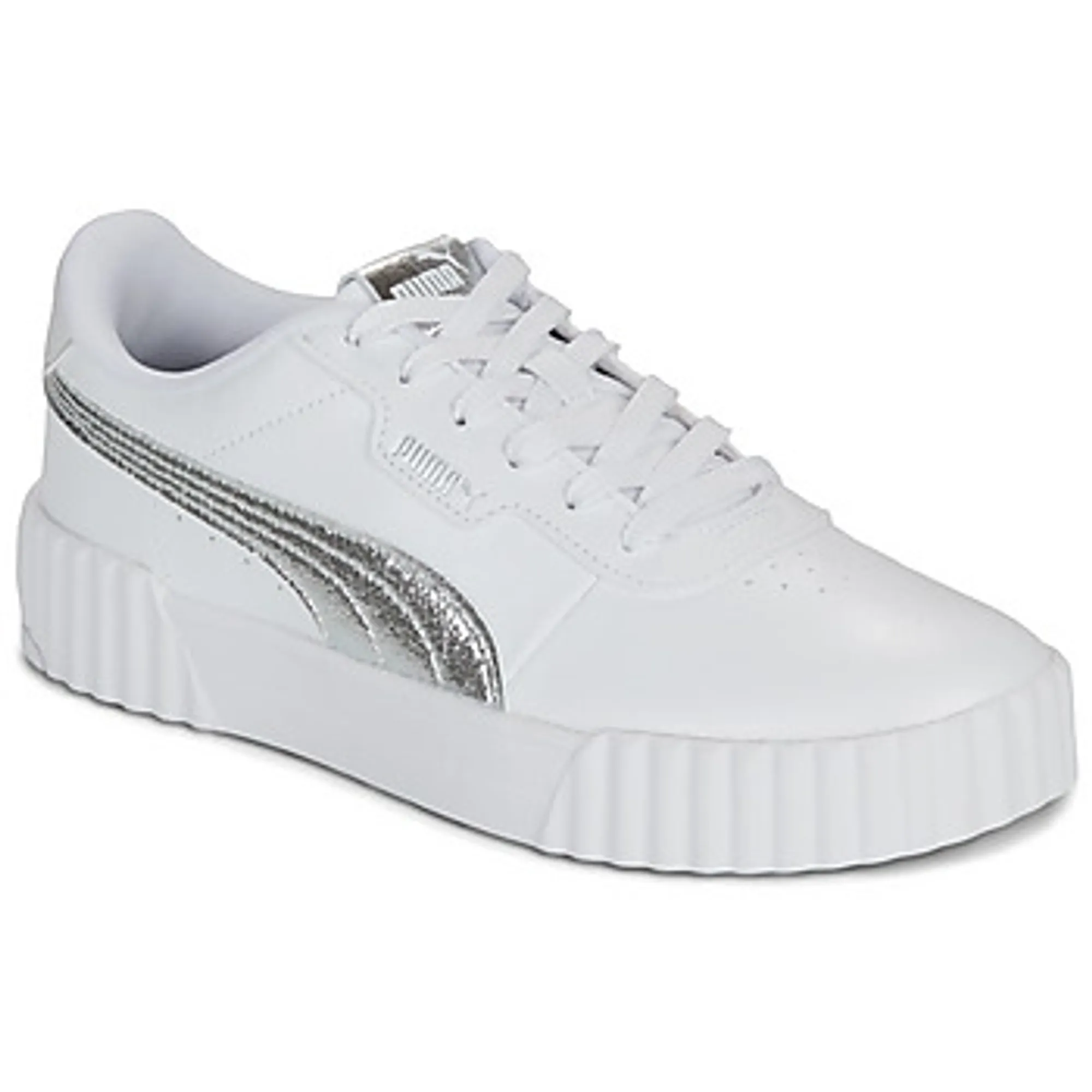 Puma  Carina 3,0 Metallic Whisper  women's Shoes (Trainers) in White