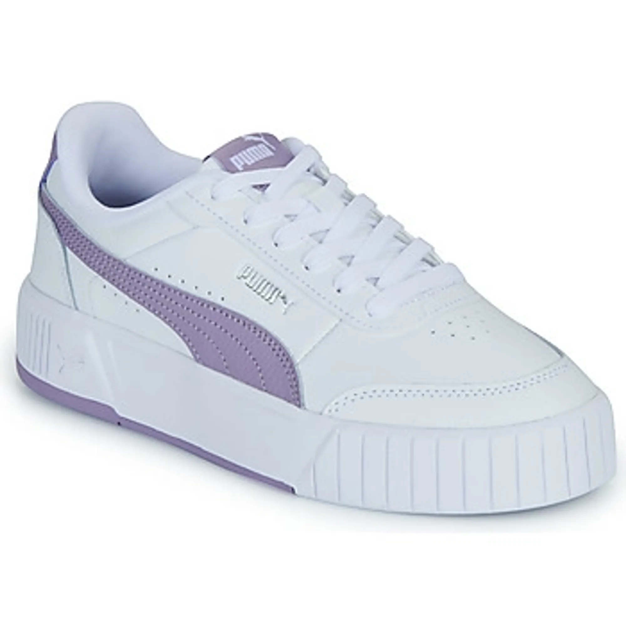 Puma  Carina Mia Jr  girls's Children's Shoes (Trainers) in White
