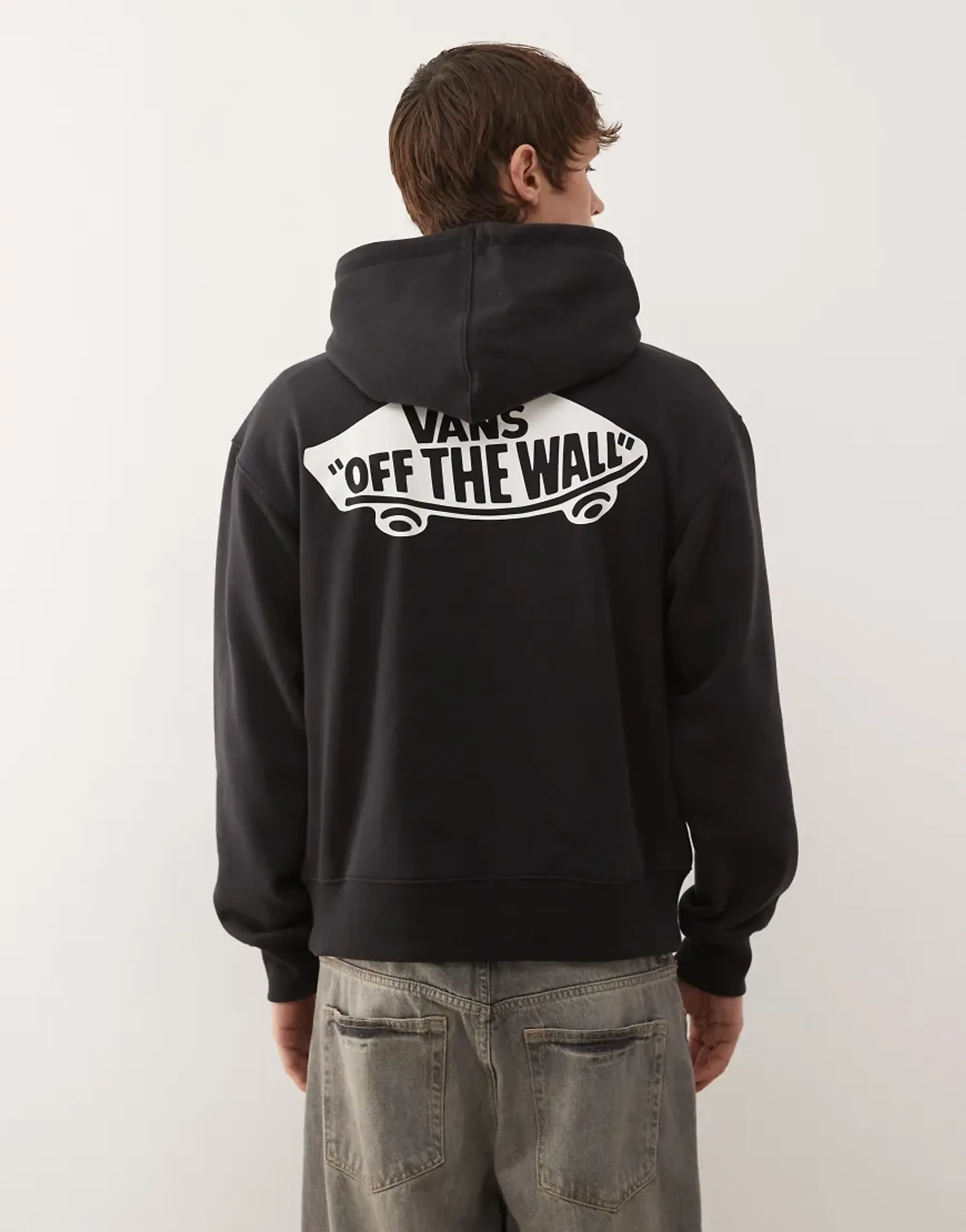 Vans  DOUBLE STANDARD PULLOVER  men's Sweatshirt in Black