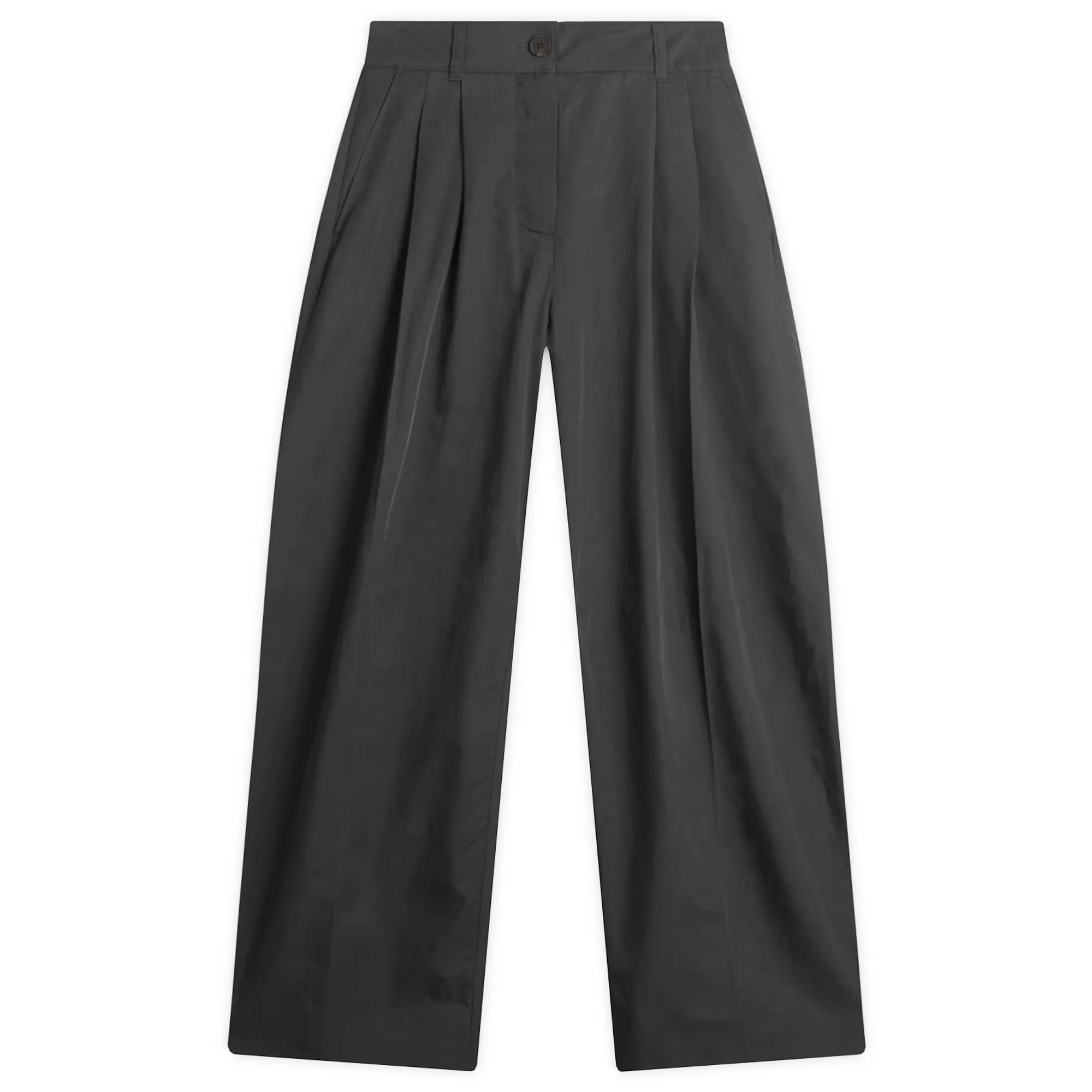 Studio Nicholson Women's Double Pleat Front Pant Coal