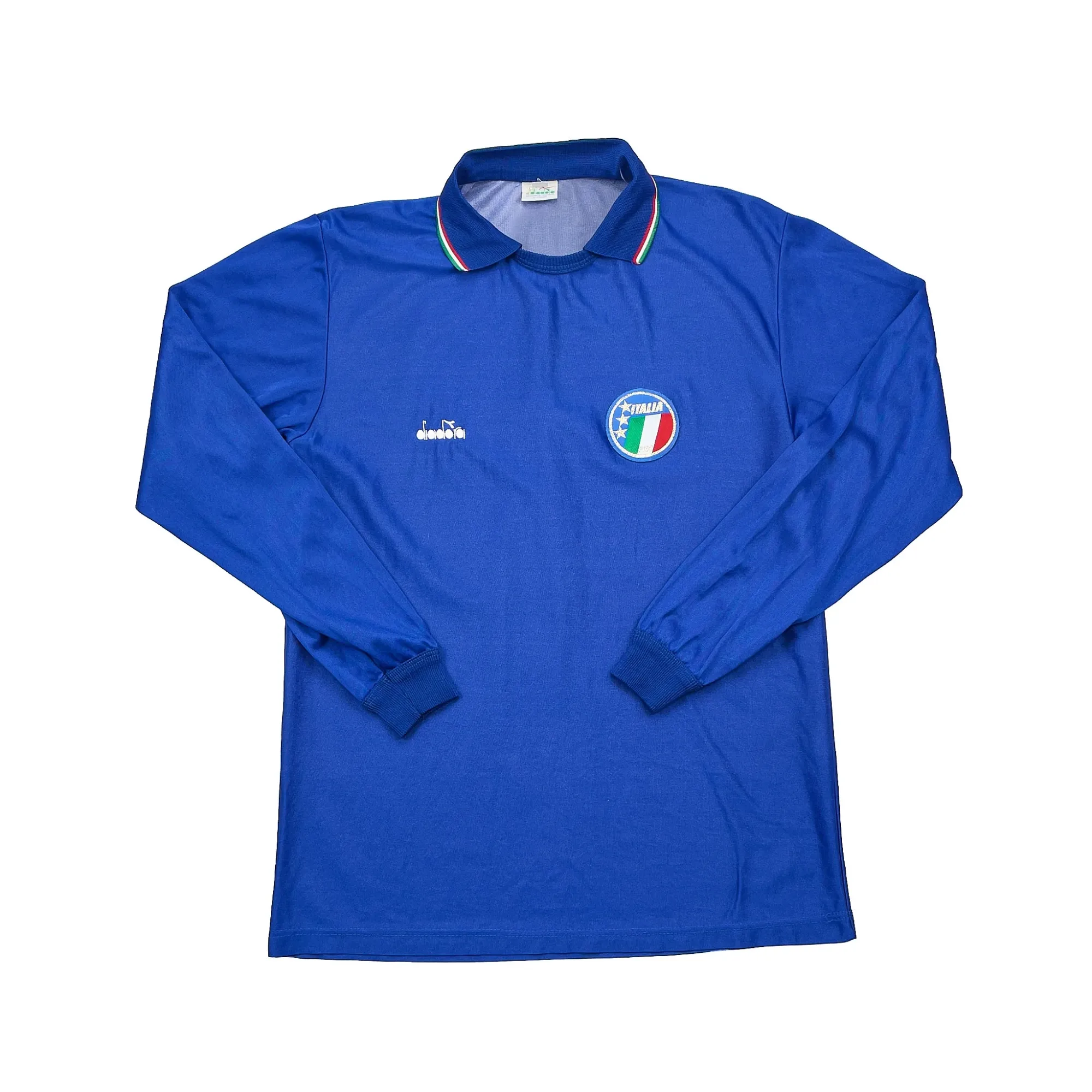 1986/91 Italy L/S Home Shirt (L) Diadora | Cult Kits