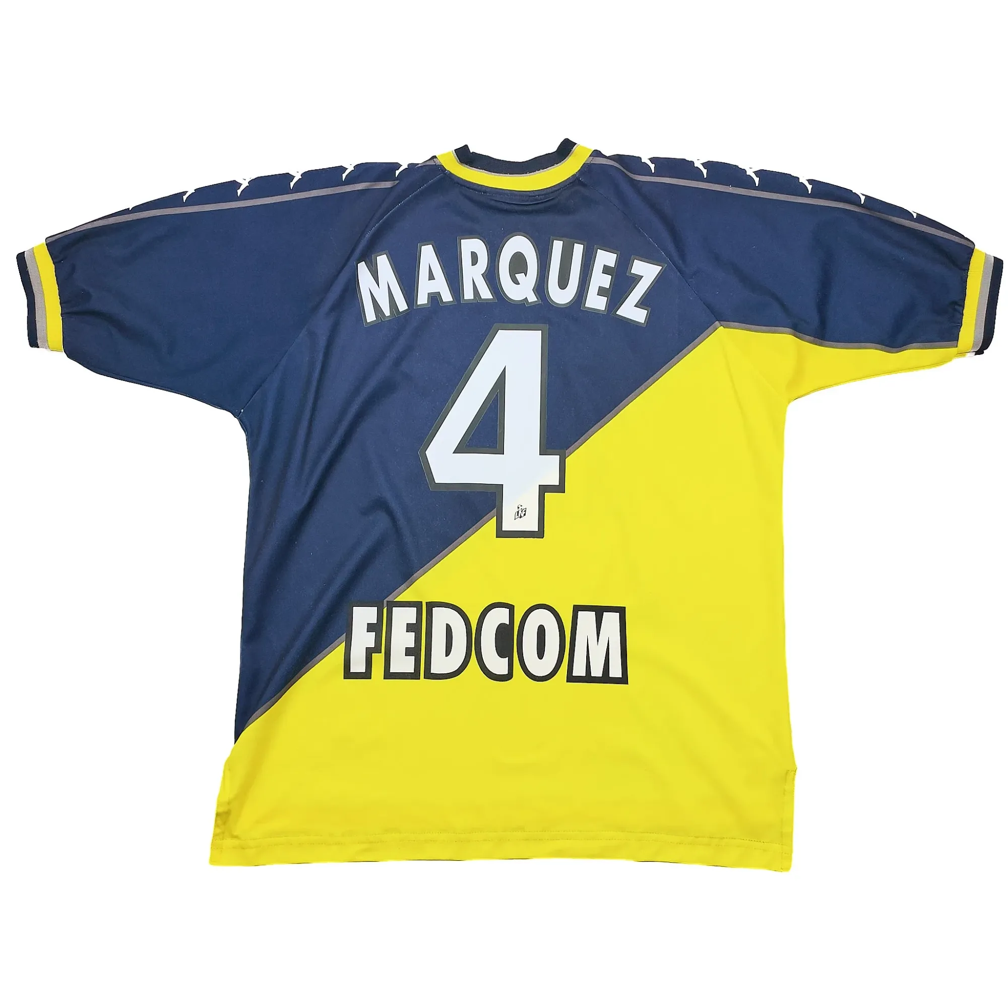 1999/00 Monaco Marquez #4 Away Shirt (L) Kappa | Cult Kits