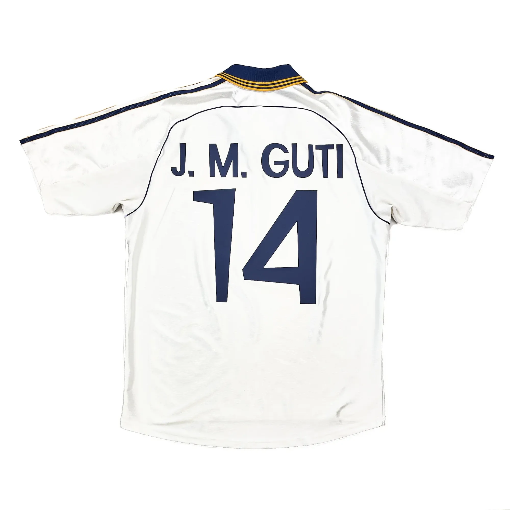 1998/00 Real Madrid J.M Guti #14 Home Shirt (L) Adidas | Cult Kits
