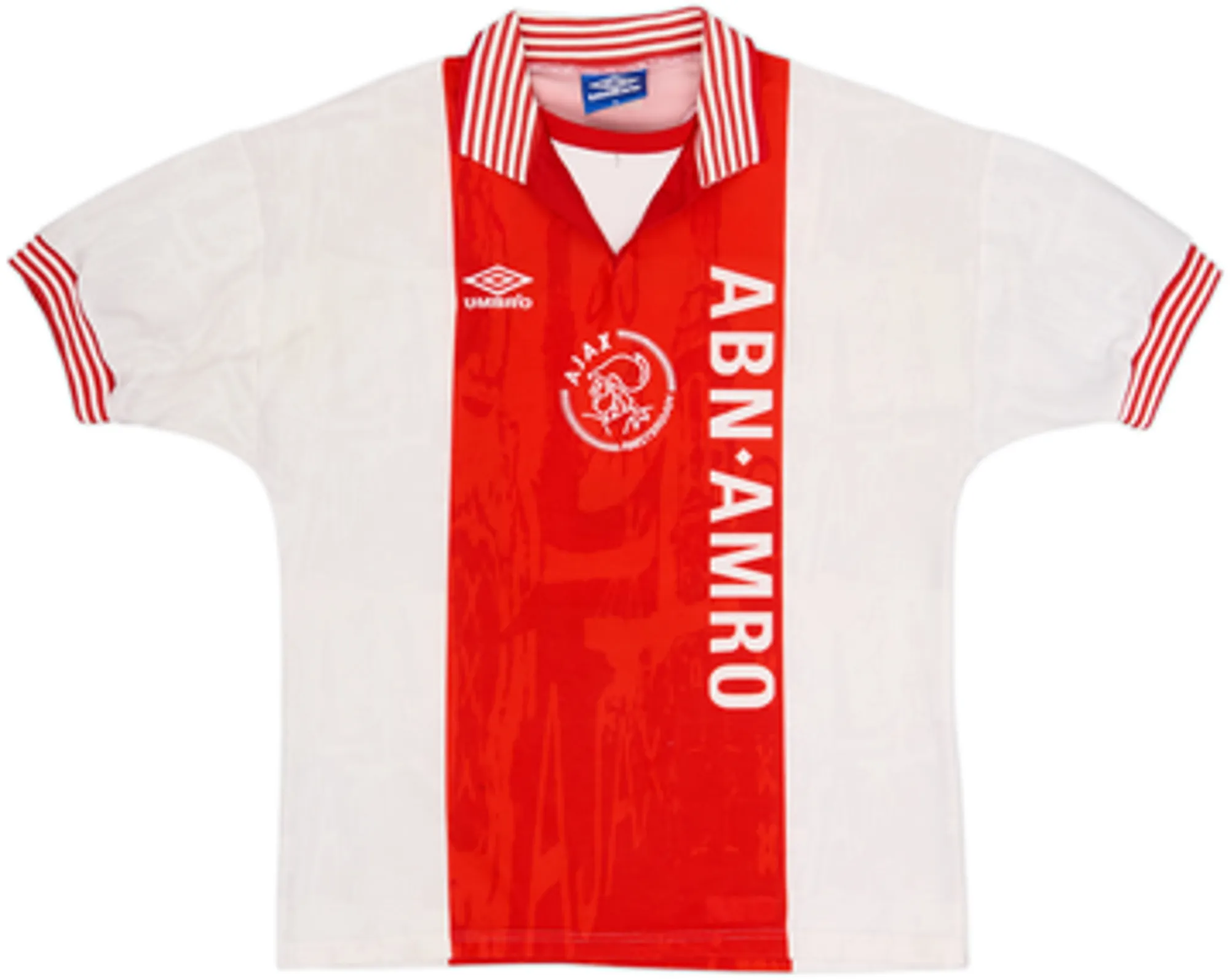 1996-97 Ajax Home Shirt Kluivert #9 - 8/10 - (M)