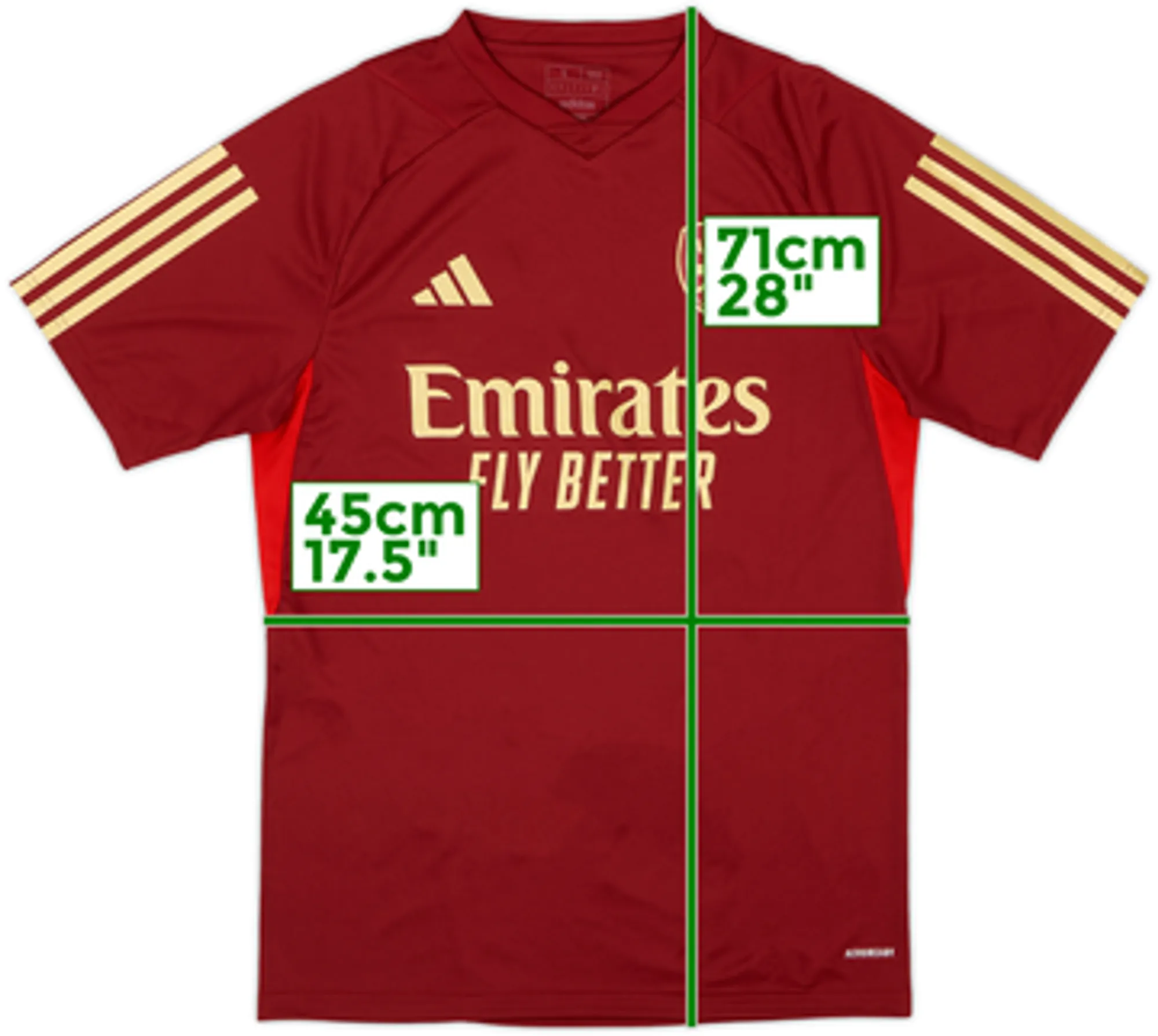 2023-24 Arsenal adidas Training Shirt - 6/10 - (S)