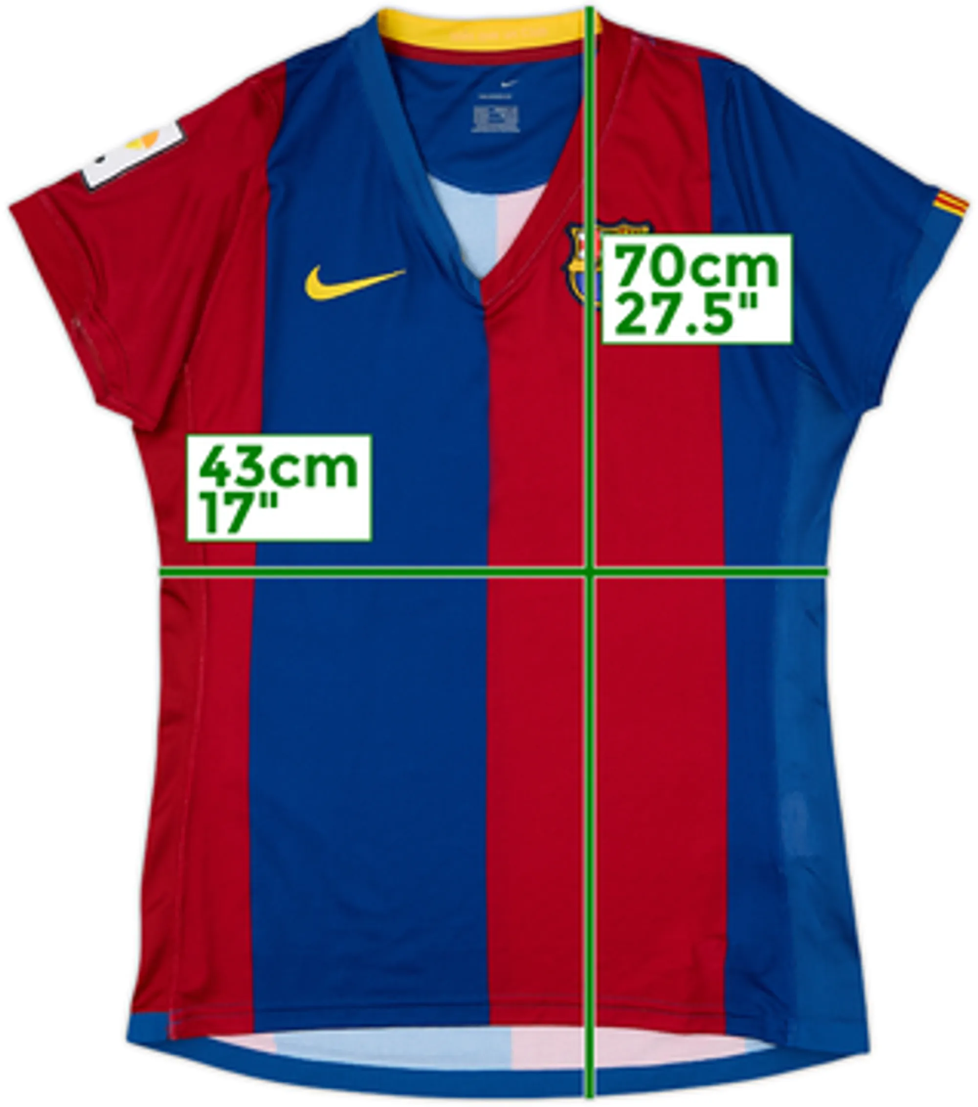 2006-07 Barcelona Home Shirt - 9/10 - (Women's M)