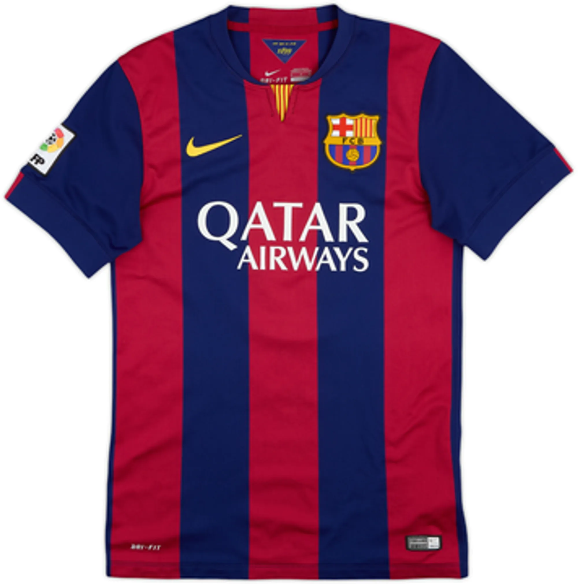 2014-15 Barcelona Home Shirt A.Iniesta #8 - 6/10 - (S)
