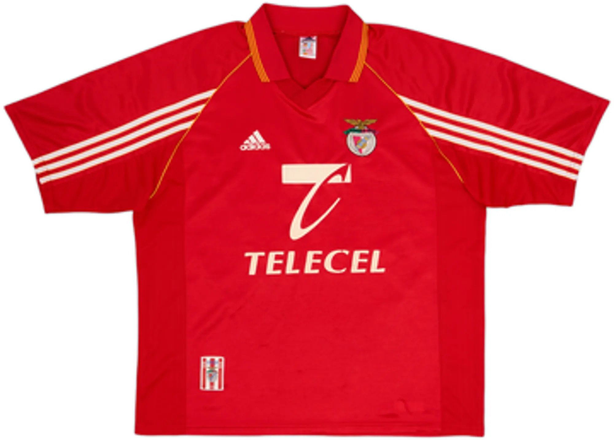 1998-99 Benfica Home Shirt Nuno Gomes #21 - 7/10 - (XL)