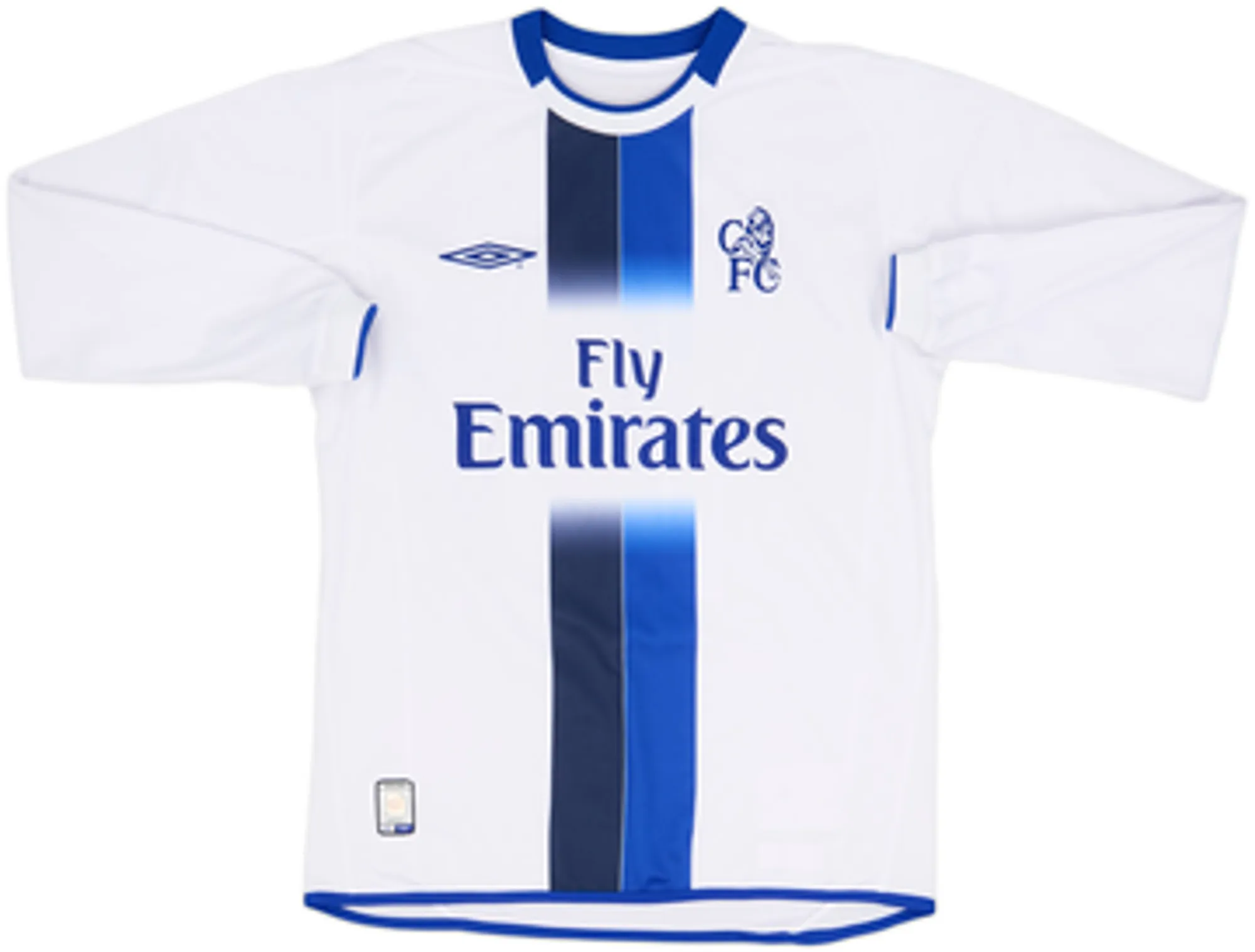 2003-05 Chelsea Away L/S Shirt Drogba #15 - 8/10 - (L)