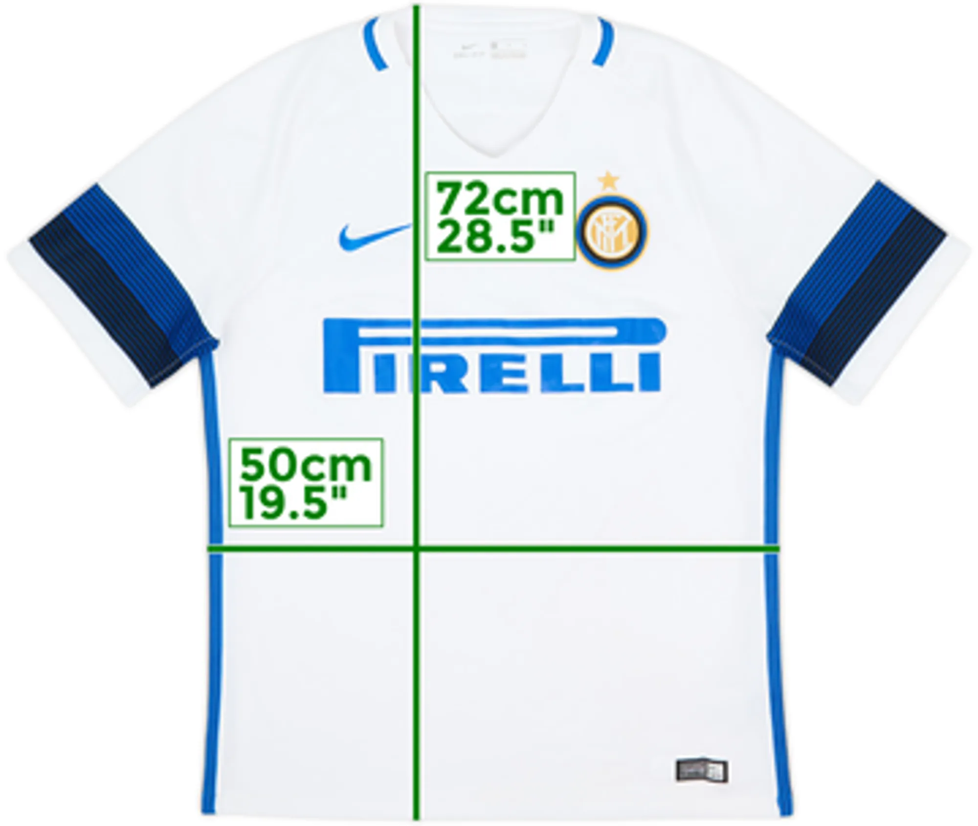 2016-17 Inter Milan Away Shirt - 6/10 - (M)