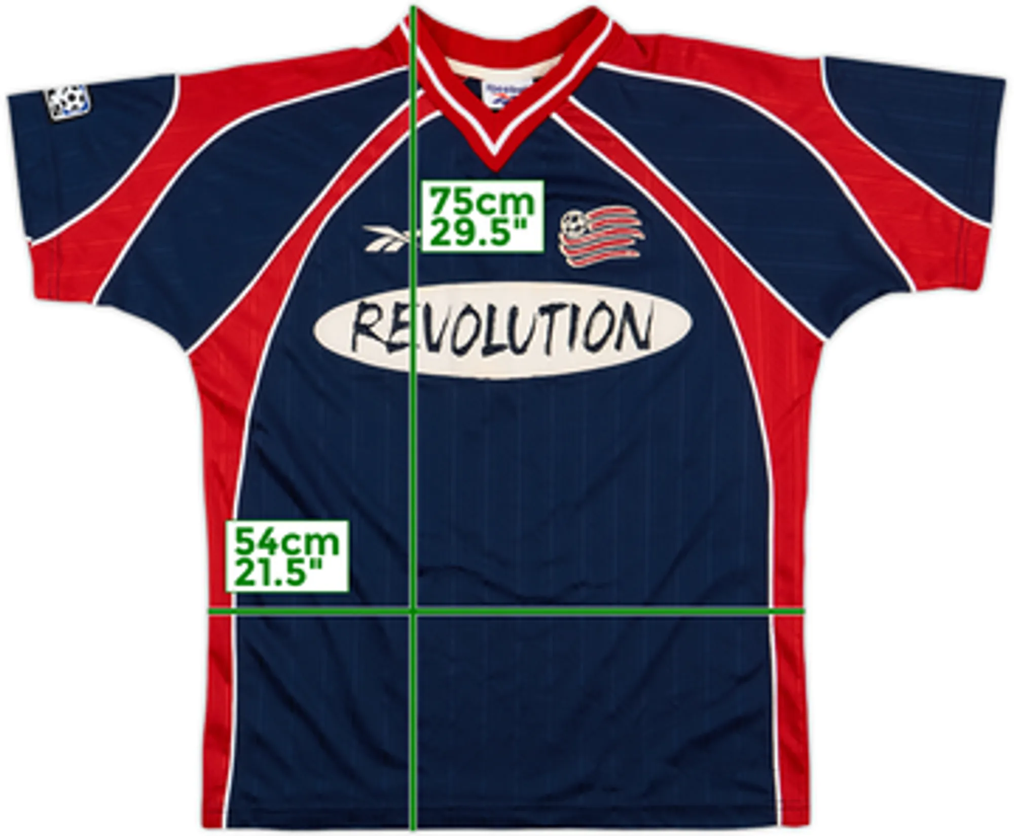 1997-98 New England Revolution Home Shirt - 8/10 - (XS)