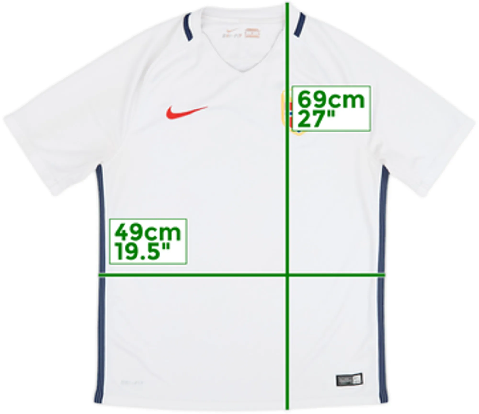 2016-18 Norway Away Shirt - 7/10 - (M)