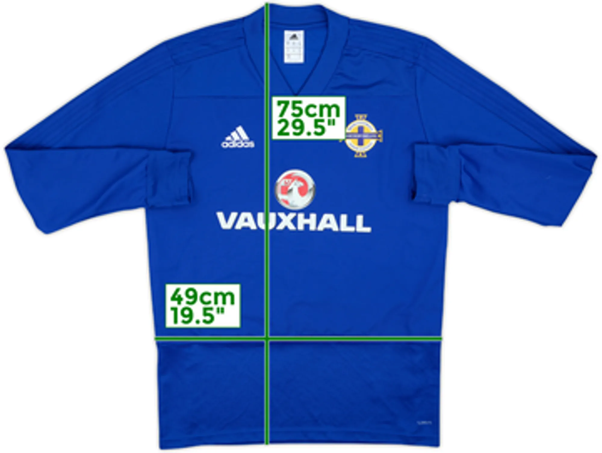 2017-18 Northern Ireland adidas Drill Top - 9/10 - (M)