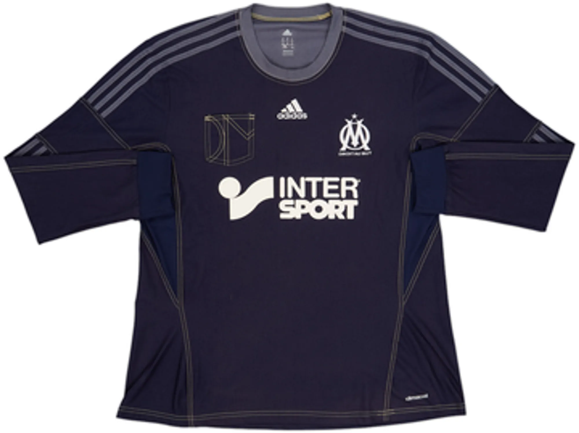 2013-14 Olympique Marseille Away L/S Shirt A.Ayew #10 - 10/10 - (XL)