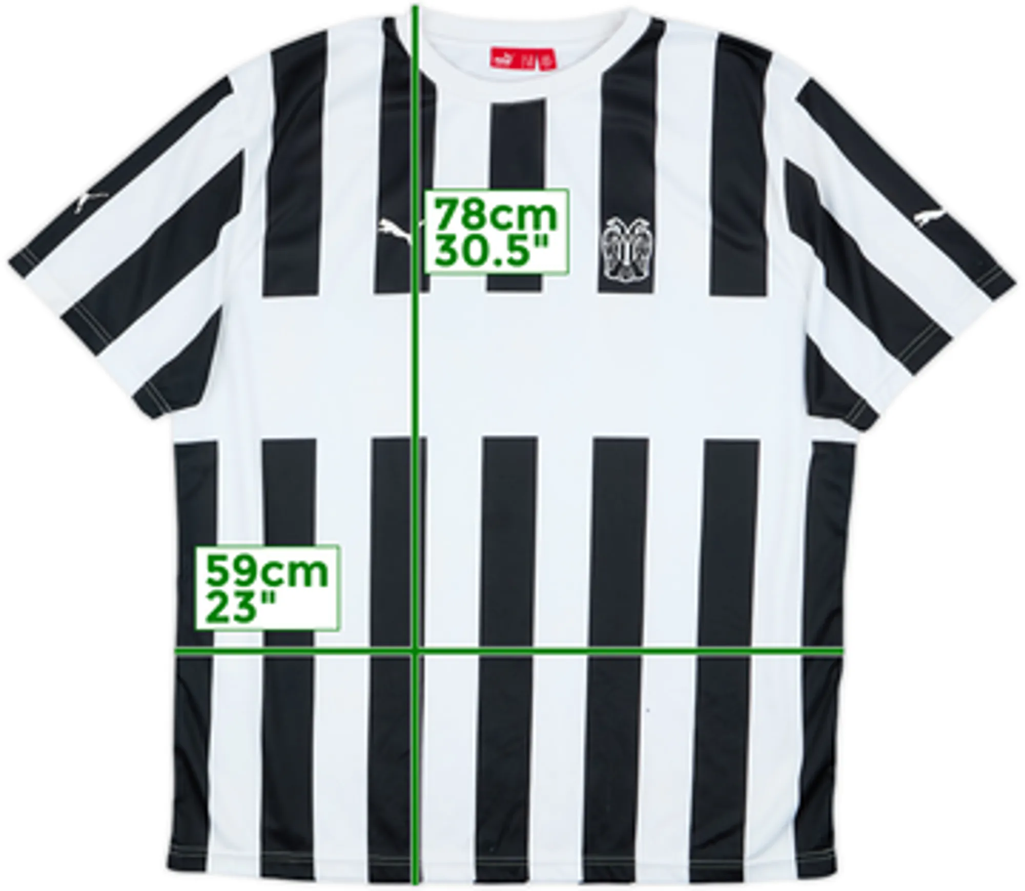 2006-07 PAOK Home Shirt - 7/10 - (XXL)