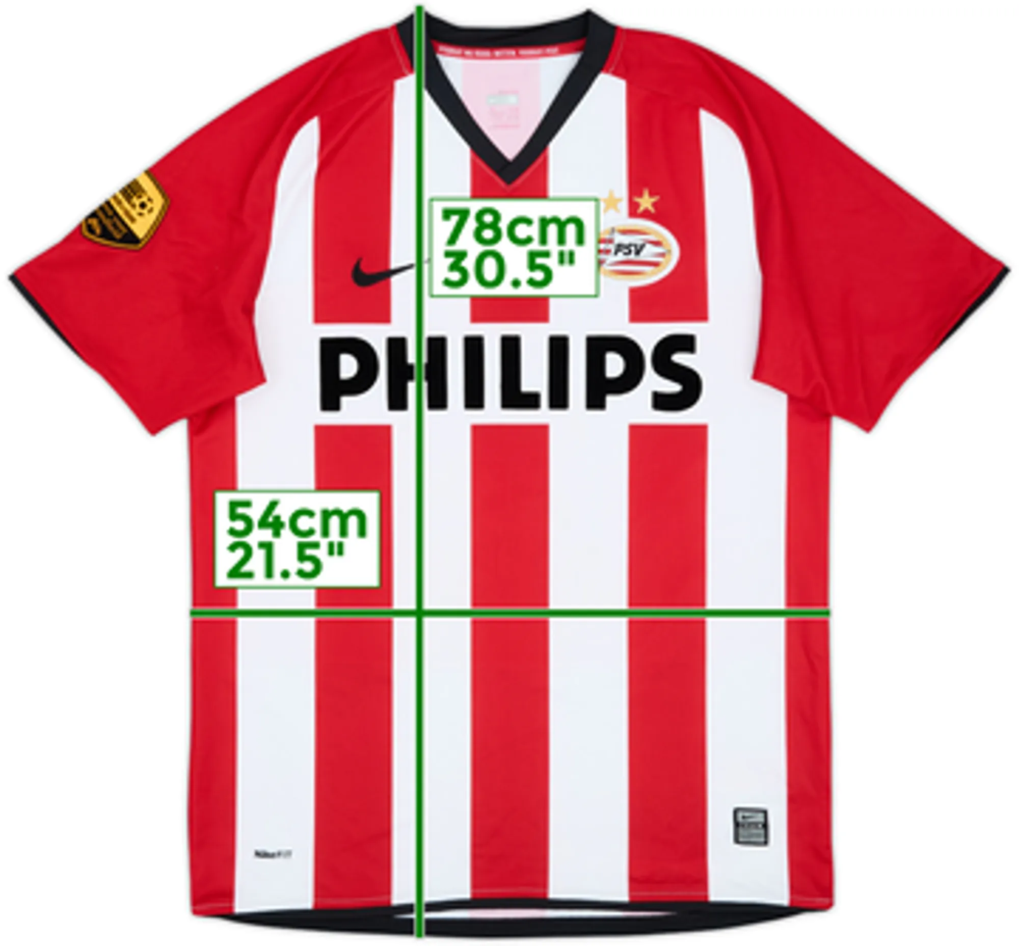 2008-10 PSV Home Shirt - 8/10 - (M)