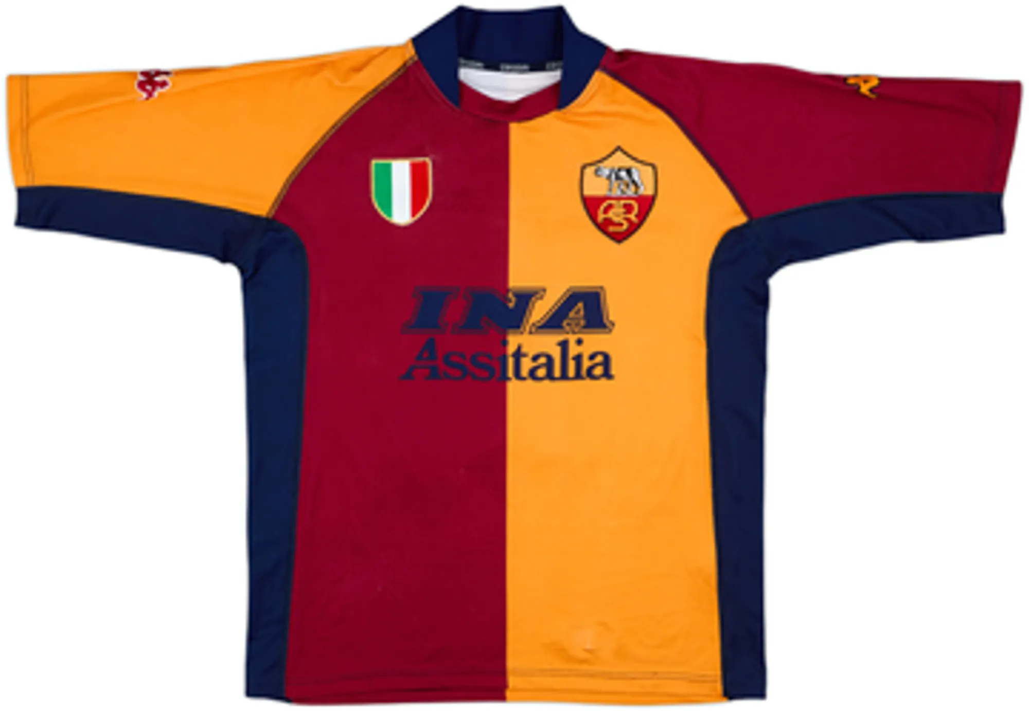 2001-02 Roma European Shirt Totti #10 - 7/10 - (XXL)