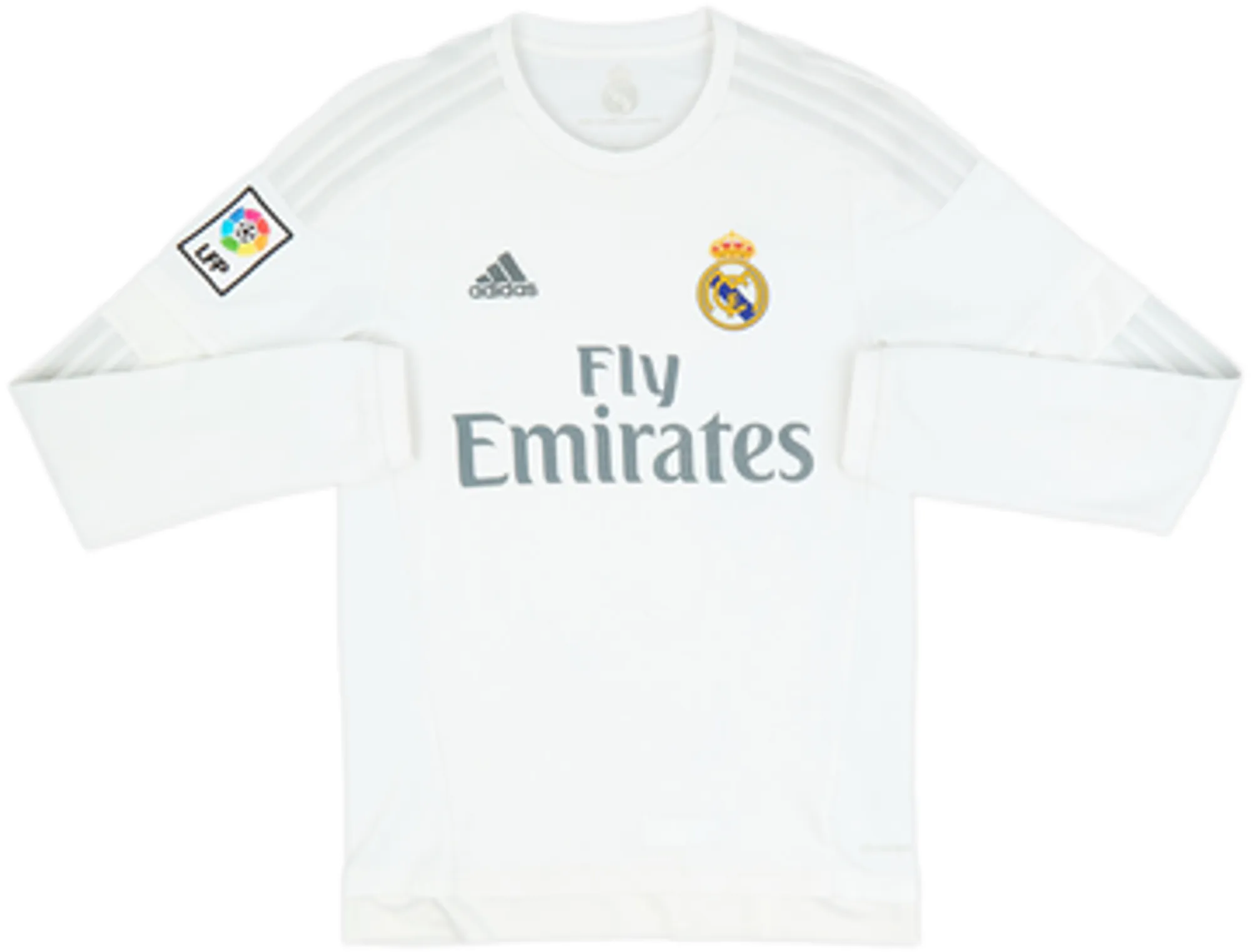 2015-16 Real Madrid Home L/S Shirt Bale #11 - 6/10 - (XS)